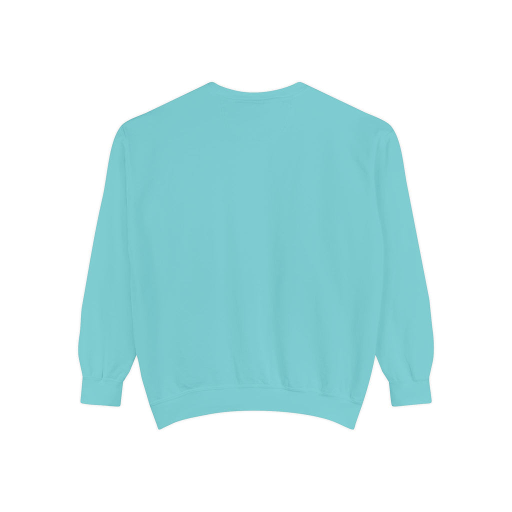 Nurse Face Sweatshirt — Pink Caduceus Retro Graphic Crewneck