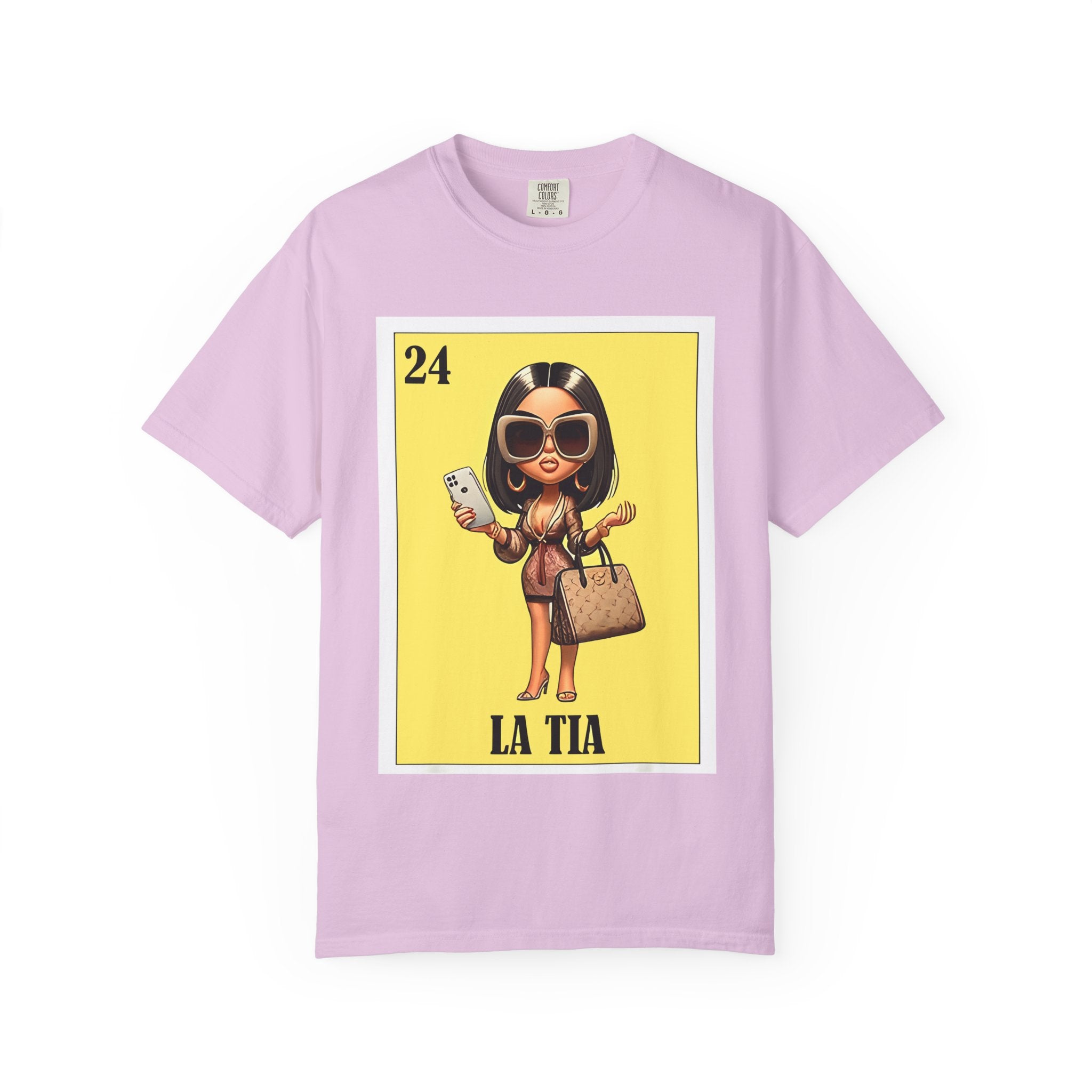 La Tia Graphic T-Shirt — Cute Lotería Style Aunt Design