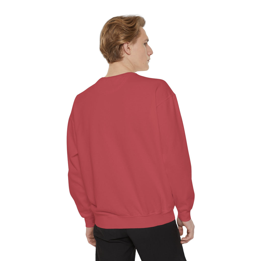 Nurse Face Sweatshirt — Pink Caduceus Retro Graphic Crewneck