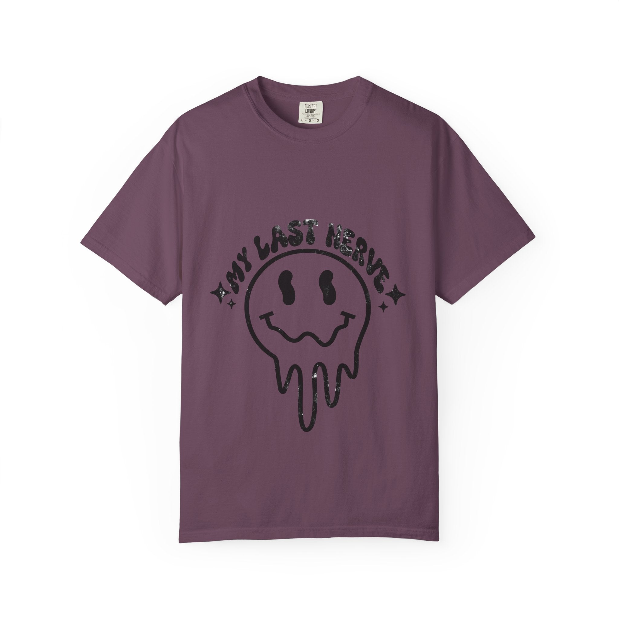 My Last Nerve Dripping Smile T-Shirt — Edgy Graphic Tee for Teens & Young Adults