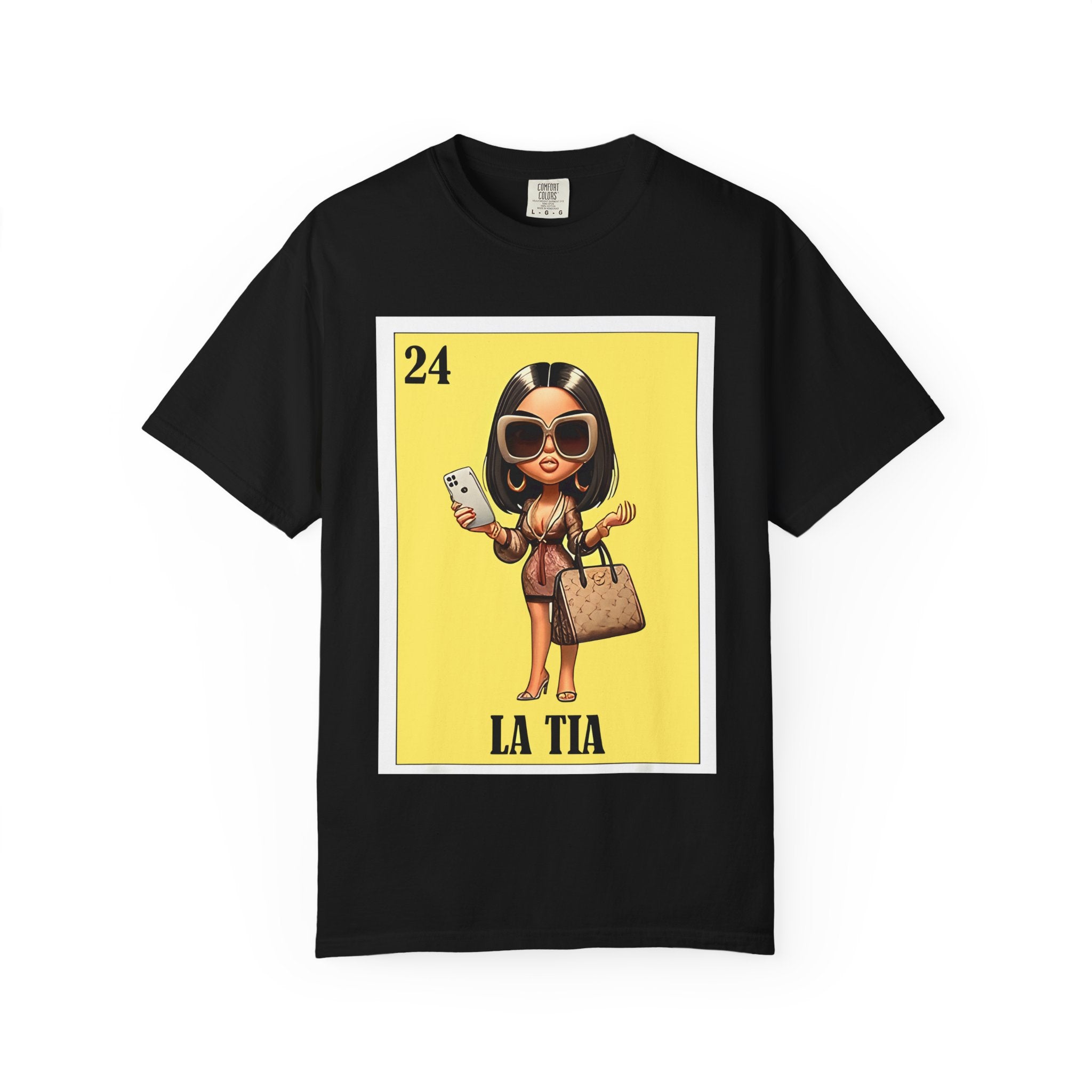 La Tia Graphic T-Shirt — Cute Lotería Style Aunt Design