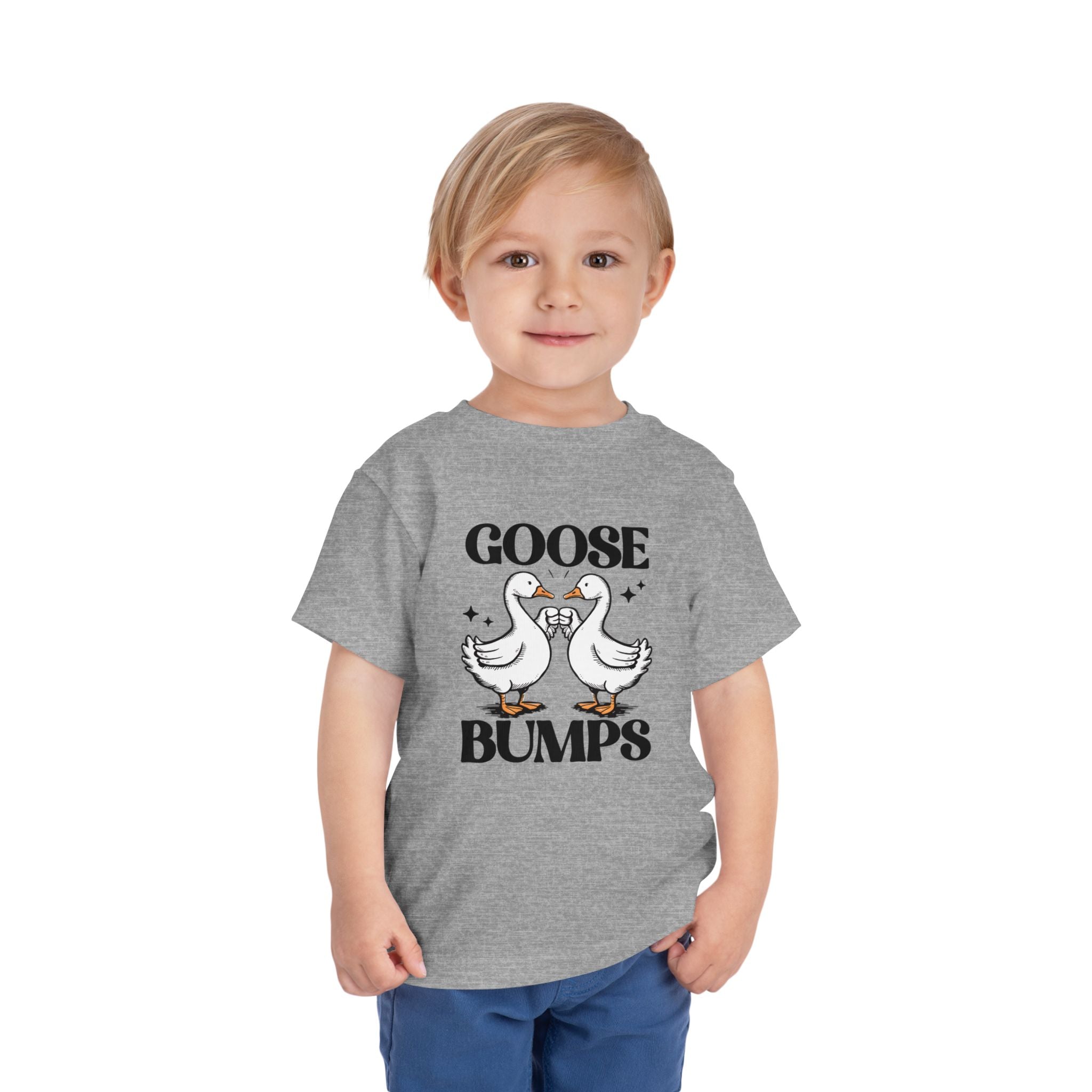 Goose Bumps Toddler Tee — Cute Matching Kids Shirt