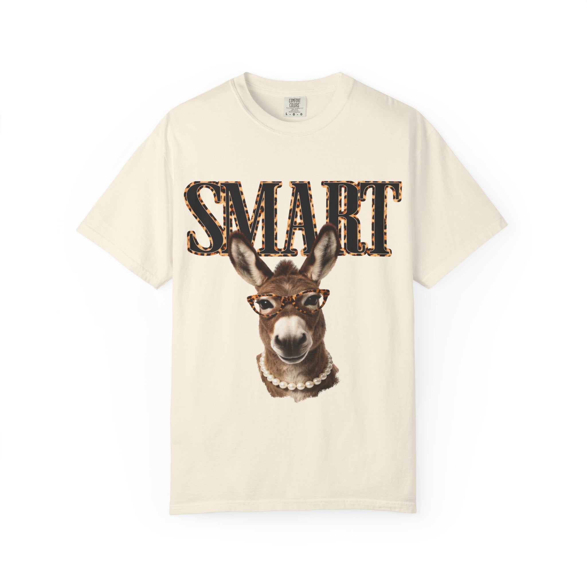 Smart Donkey Graphic T-Shirt — Funny Vintage Animal Tee