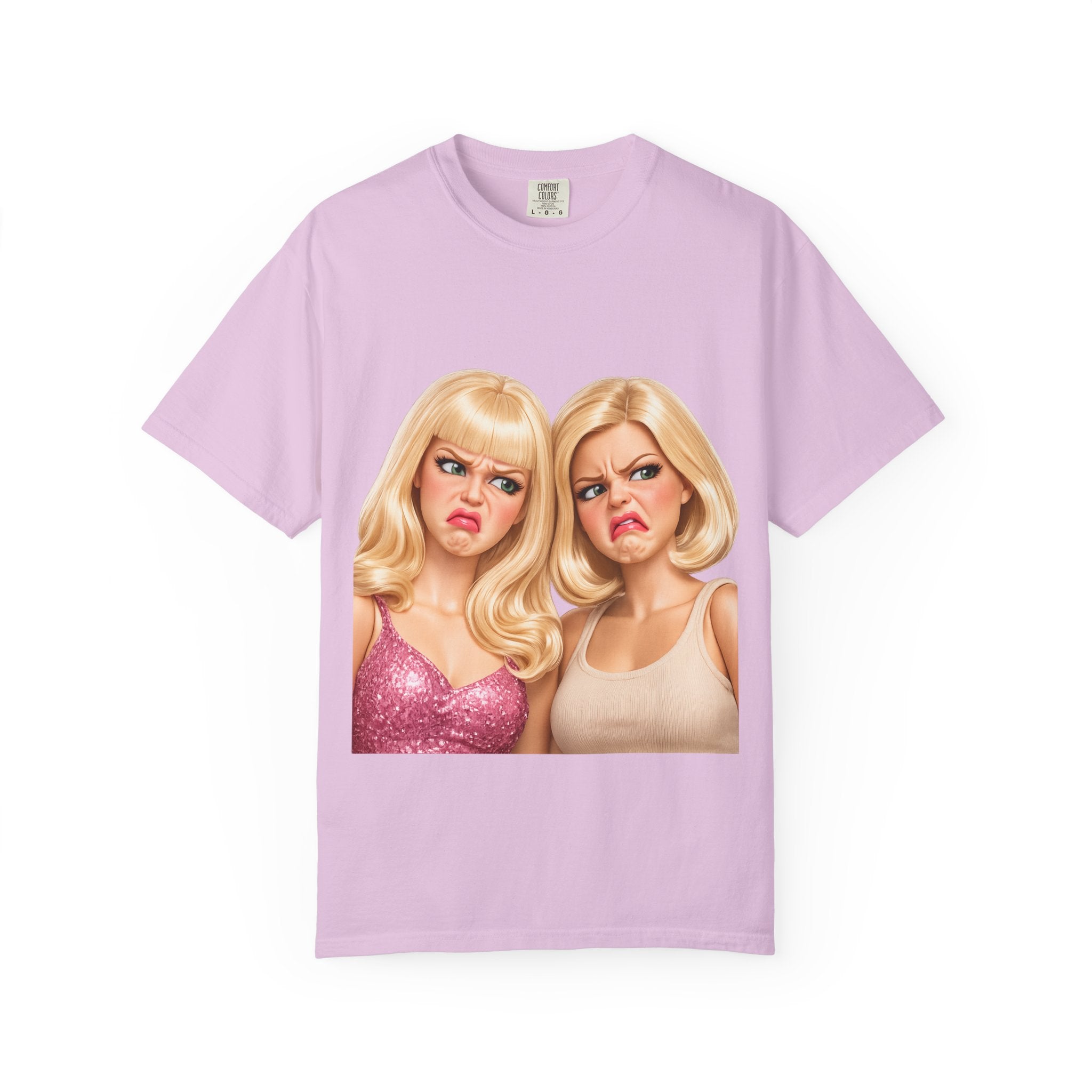 T-Shirt — Sassy Blonde Duo Illustration Tee