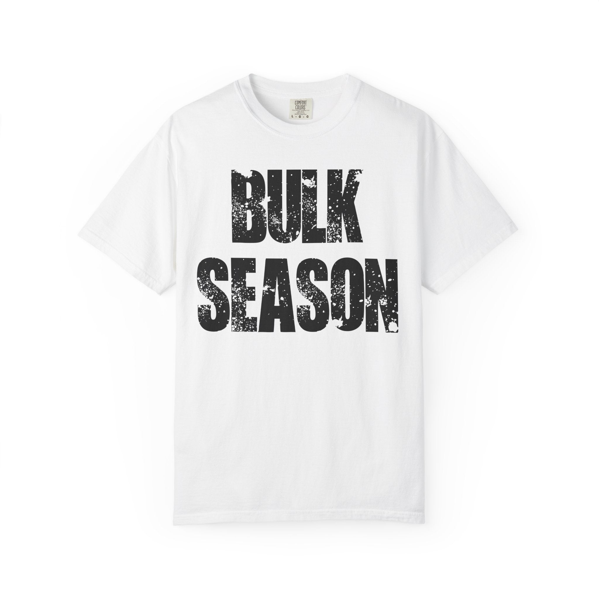Bulk Season T-Shirt – Vintage Distressed Gym Tee for Bodybuilders & Lifters