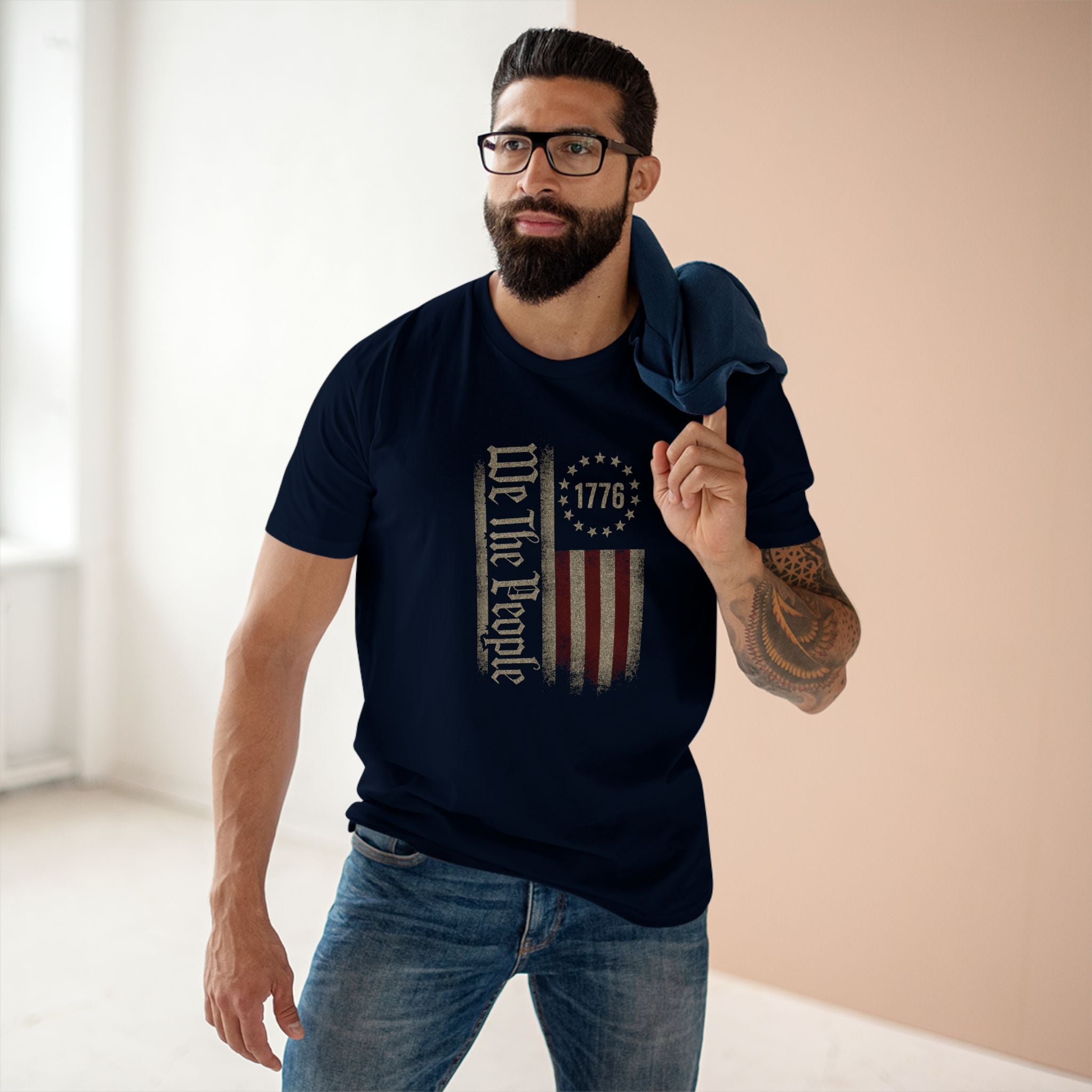 We the People 1776 Vintage Flag T-Shirt