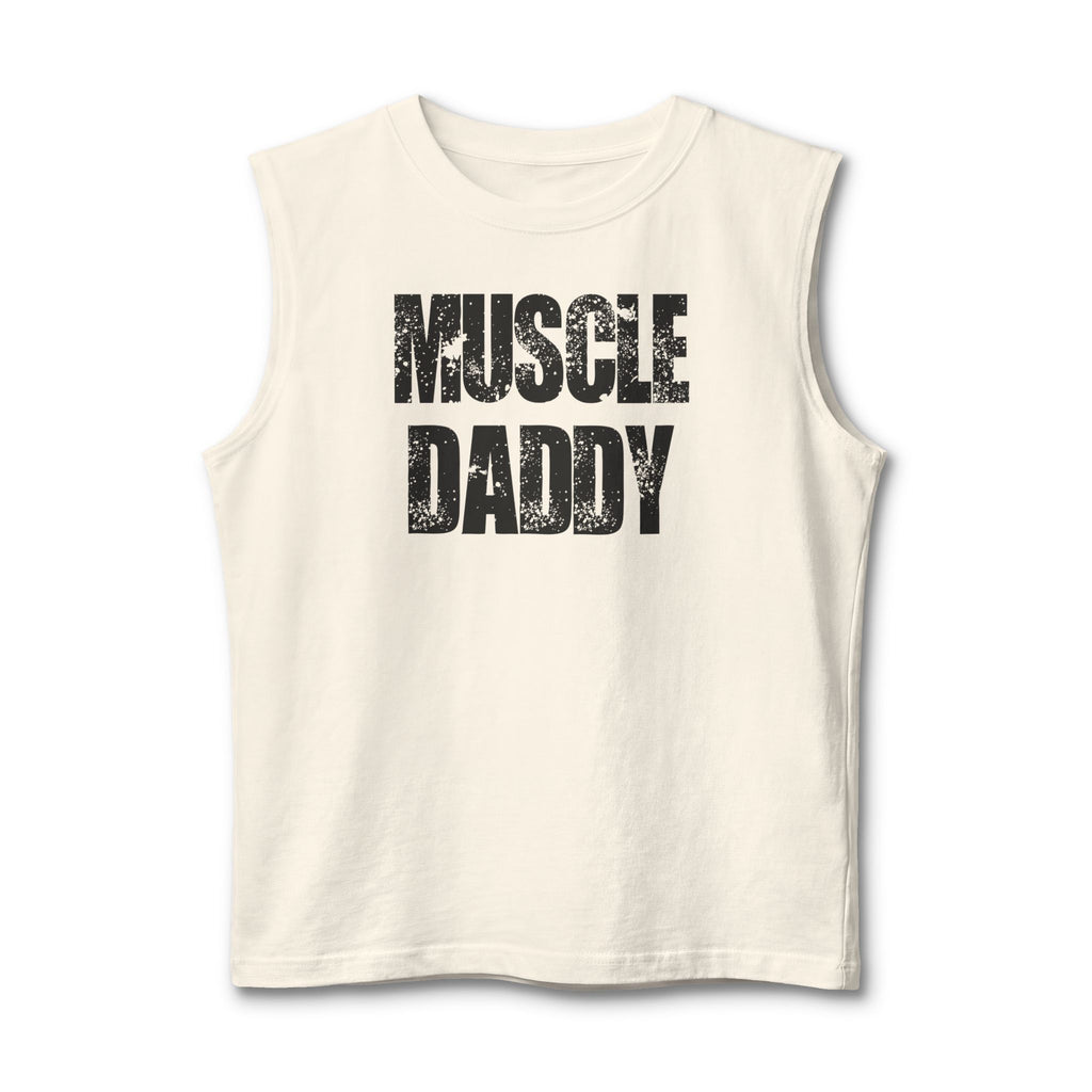 Muscle Daddy Tank Top - Vintage Gym Dad Workout Muscle Tank