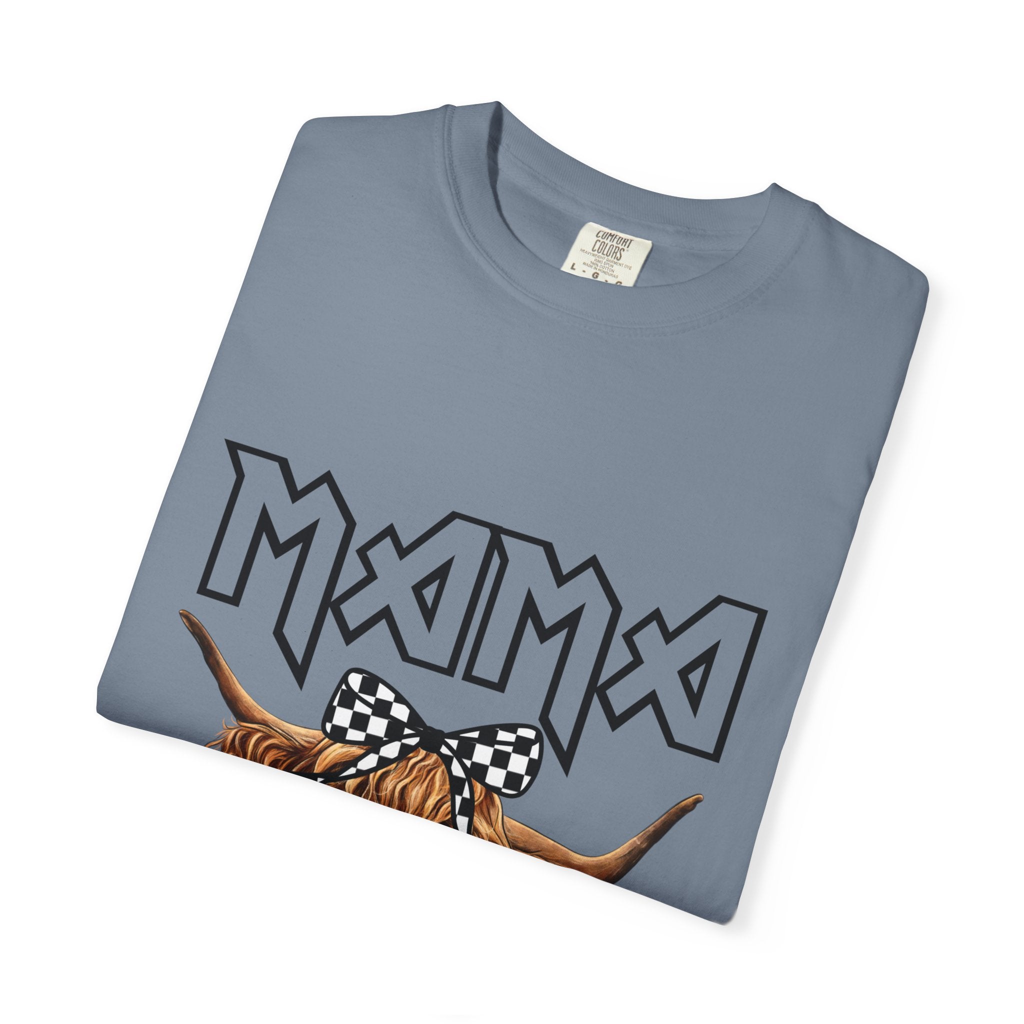Mama Highland Cow T-Shirt — Cute Cow Mom Graphic Tee