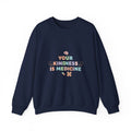 Kindness Is Medicine Sweatshirt | pastel healthcare affirmation, nurse encouragement