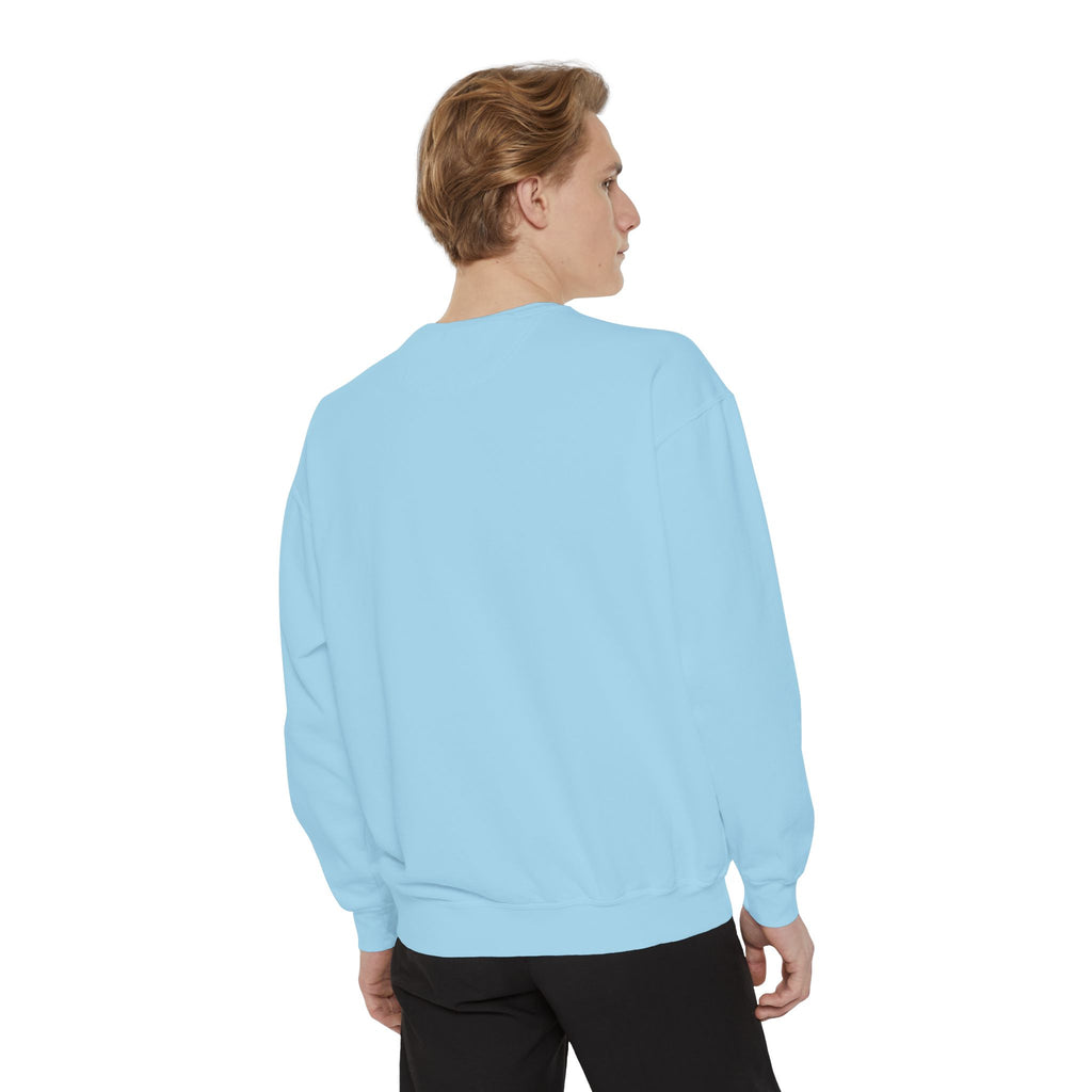 Nurse Face Sweatshirt — Pink Caduceus Retro Graphic Crewneck