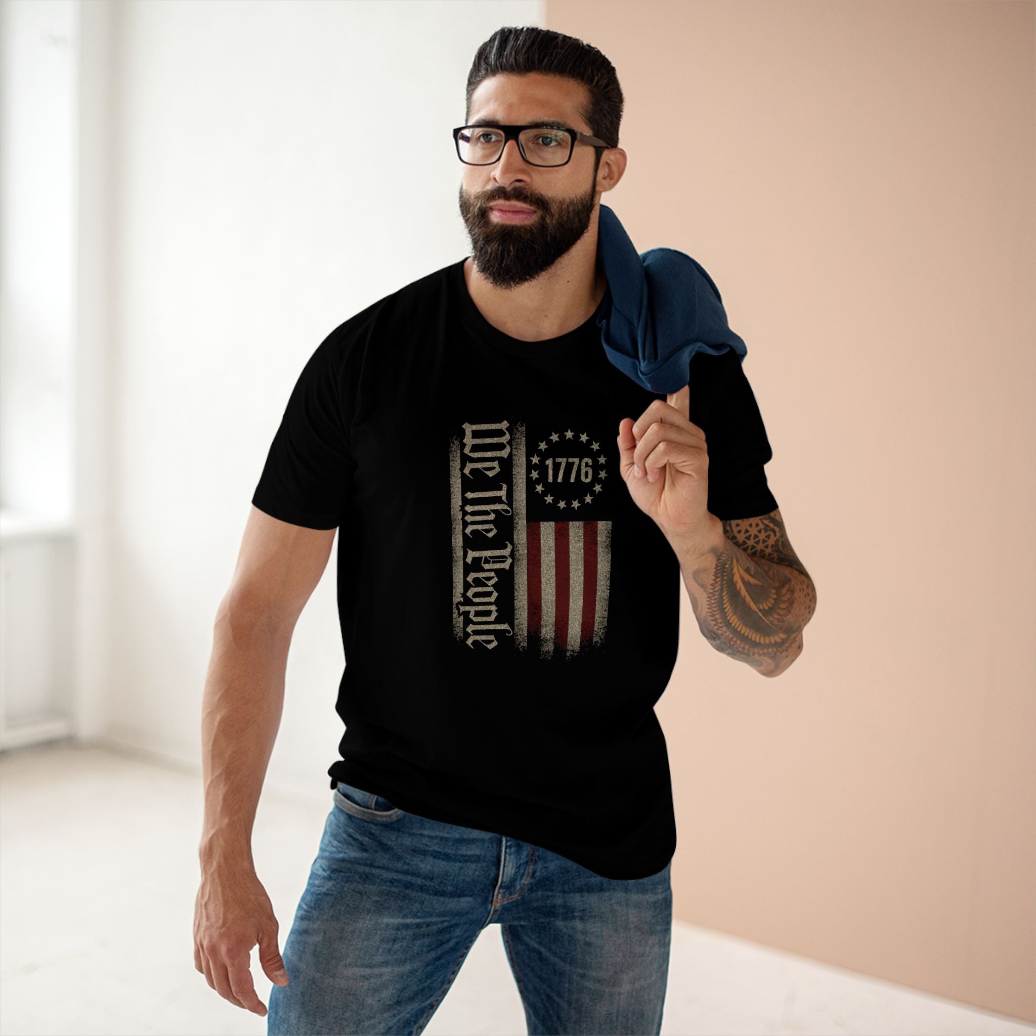 We the People 1776 Vintage Flag T-Shirt