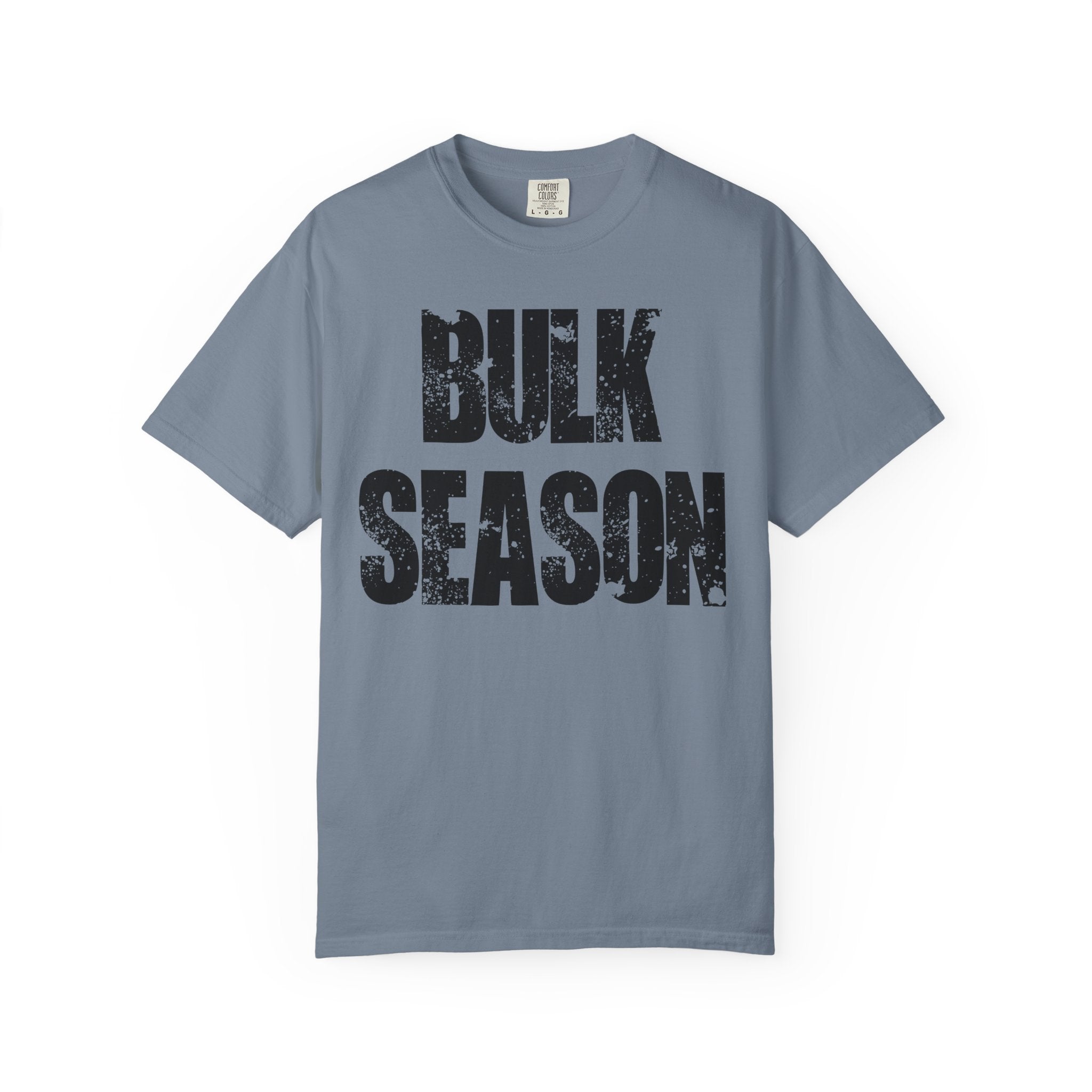 Bulk Season T-Shirt – Vintage Distressed Gym Tee for Bodybuilders & Lifters