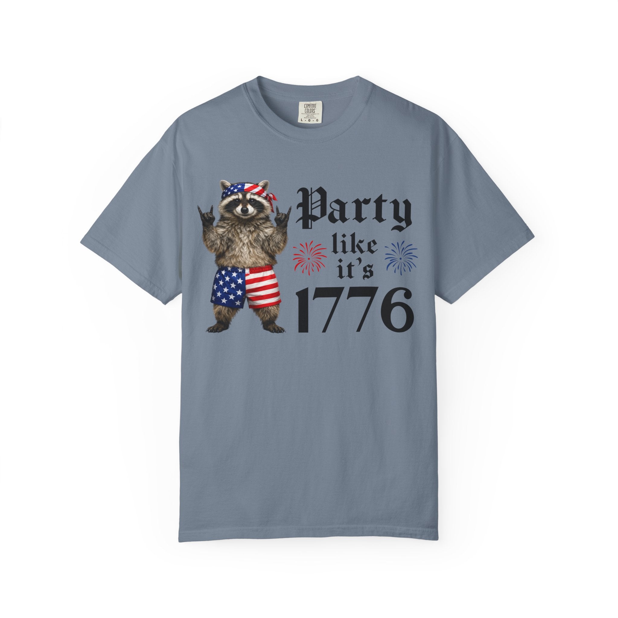 Party Like It's 1776 Raccoon T-Shirt