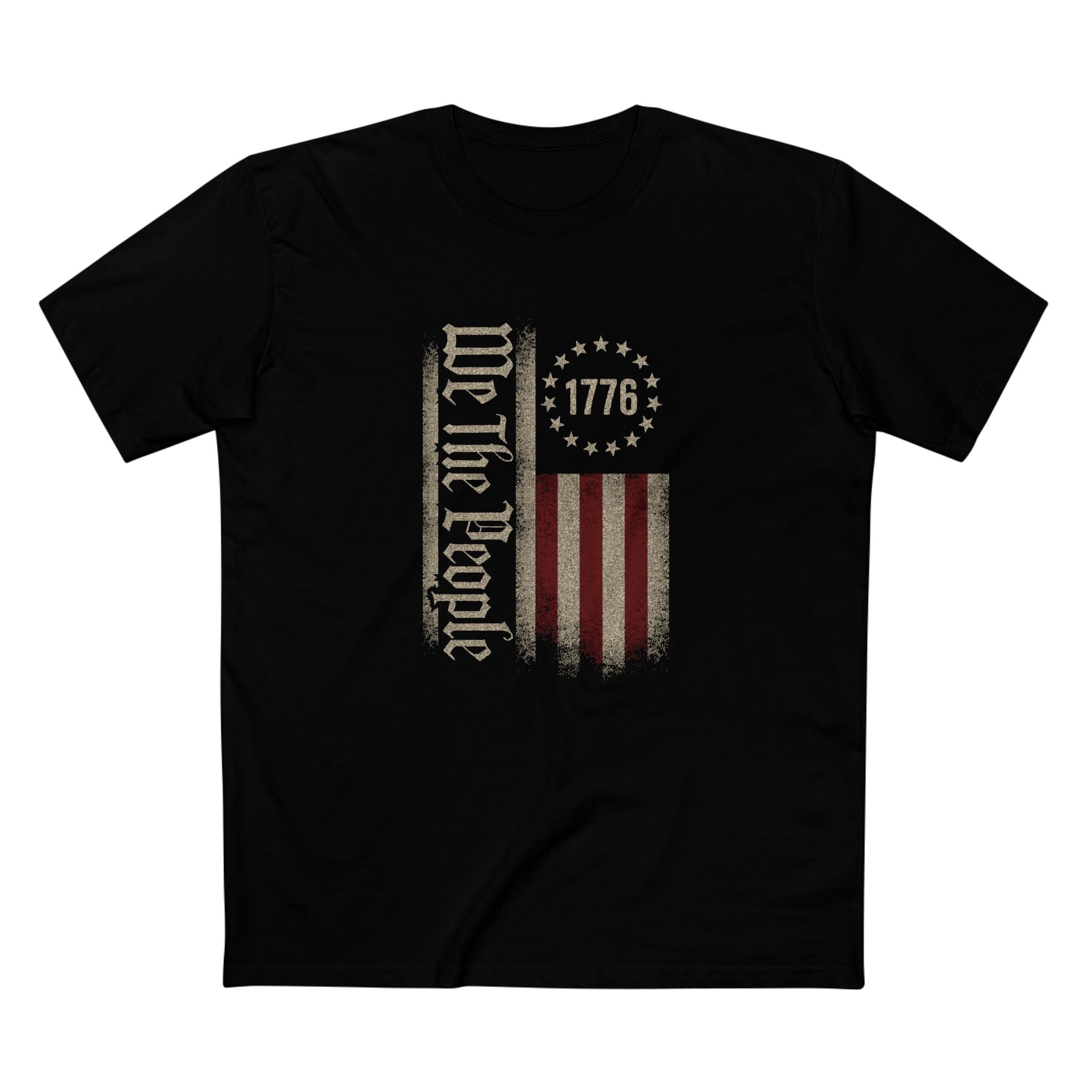 We the People 1776 Vintage Flag T-Shirt