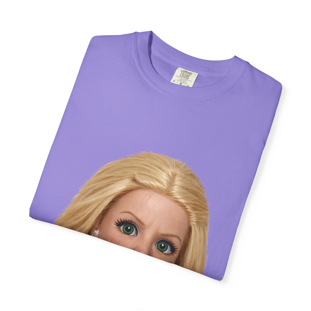 Funny Barbie Face Tee — Sassy Doll Expression Graphic T-Shirt