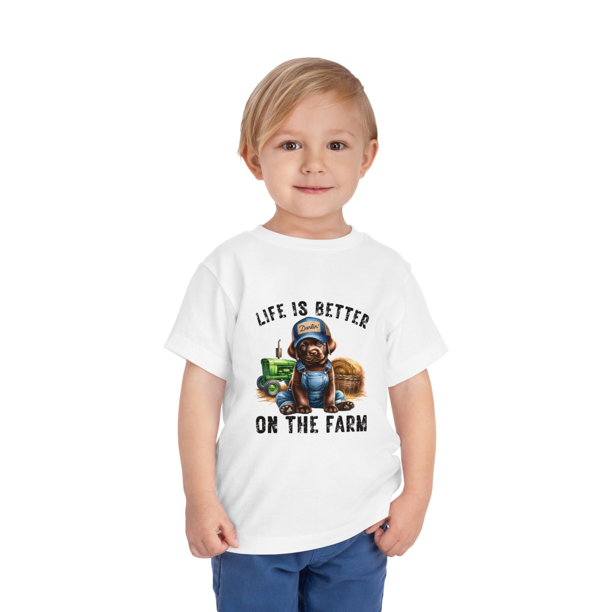 Life Is Better On The Farm Toddler Tee