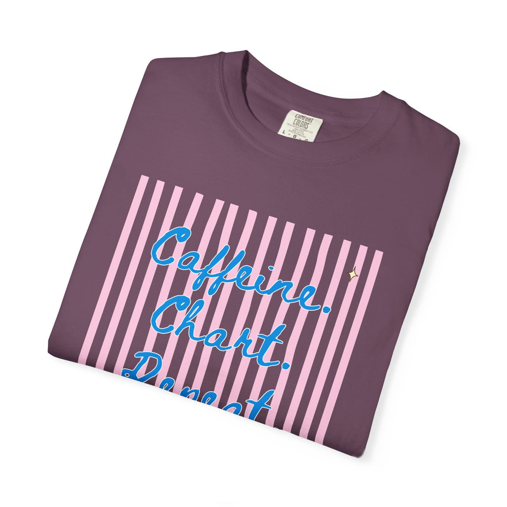 Caffeine. Chart. Repeat. T-Shirt
