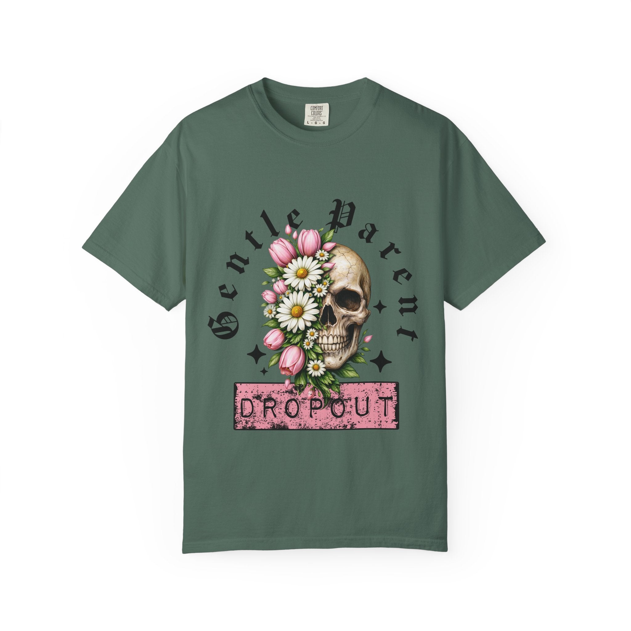 Gentle Parent Dropout Skull Floral T-Shirt