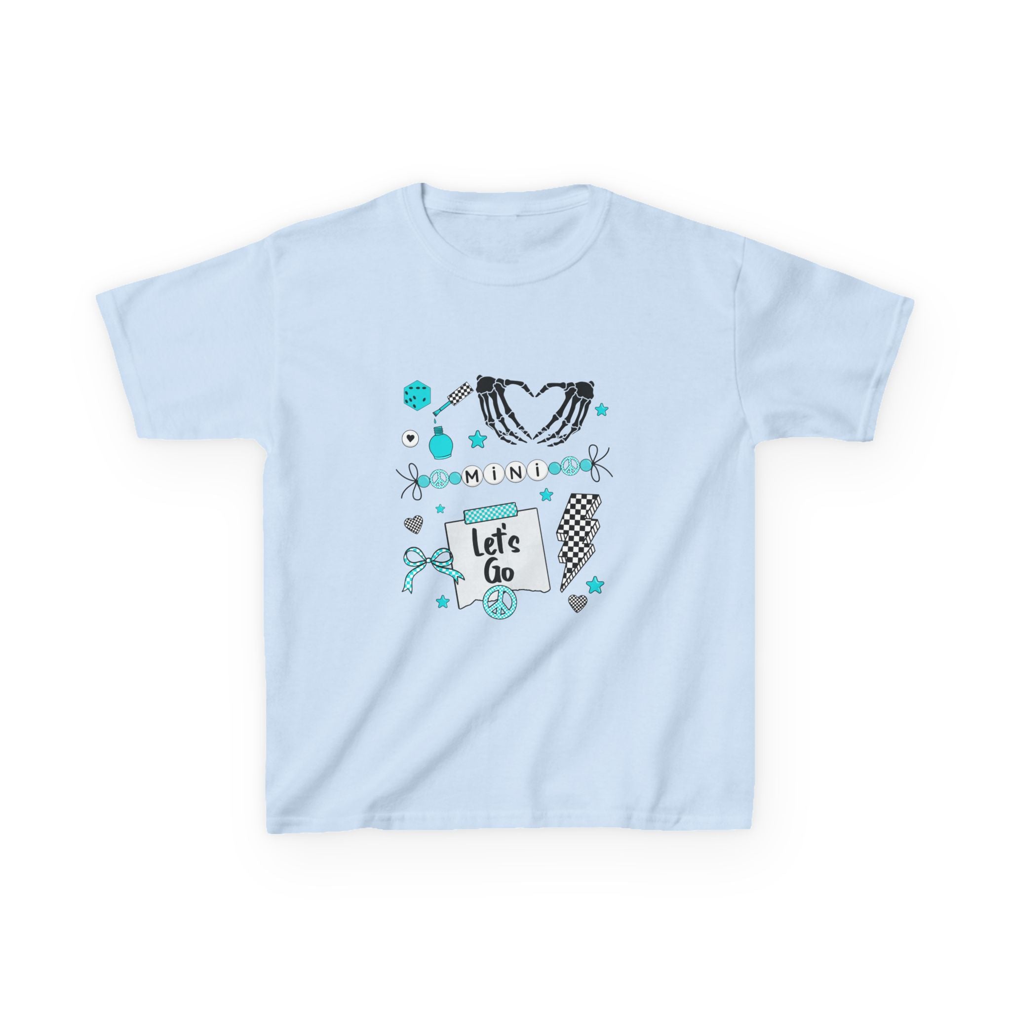 Kids T‑Shirt — 'Let's Go' Cute Adventure Graphic Tee for Girls & Boys
