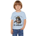 Toddler T-Shirt — "Mamas Let Your Boys Be Country" Duck Hunting Dog Design