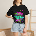 Nurse Retro Neon Graphic T-Shirt
