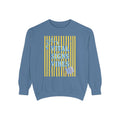 Vital Signs Vibes Sweatshirt — Retro Stripe Graphic Crewneck