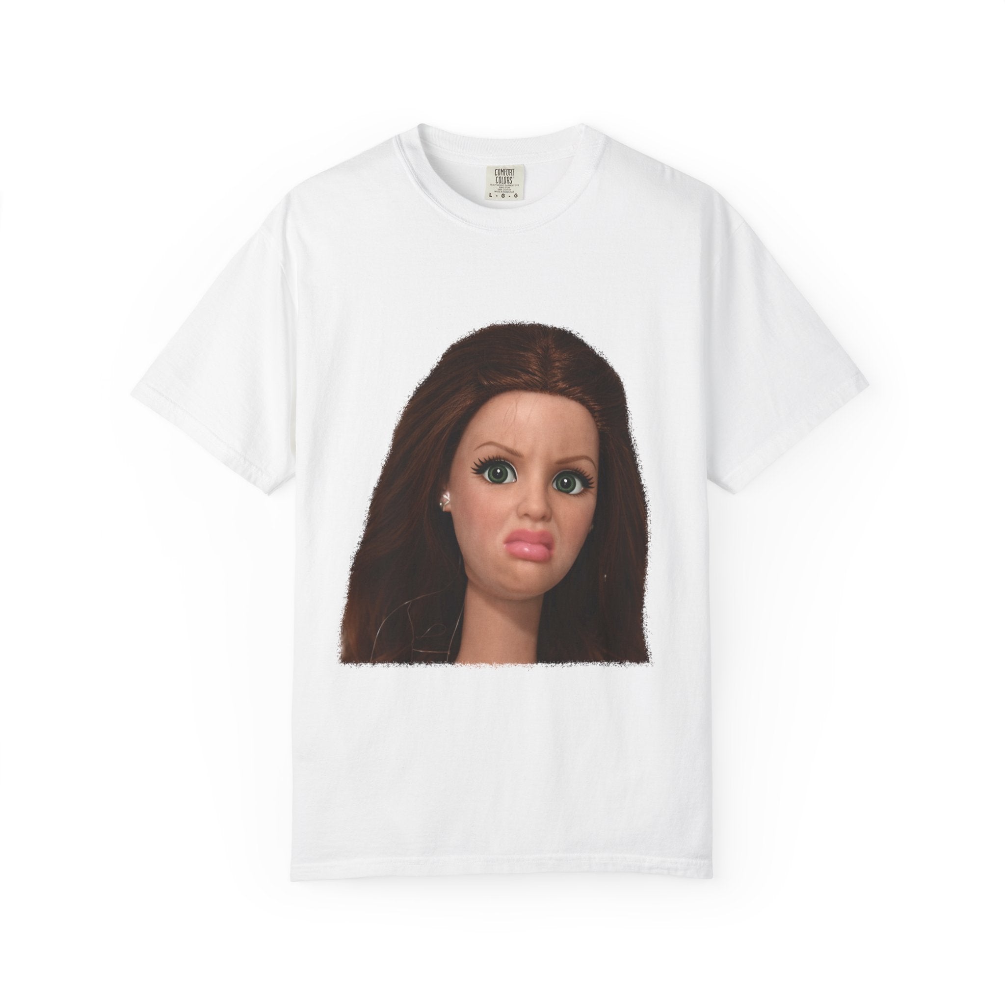 T-Shirt — Cheeky Doll Face Graphic Tee