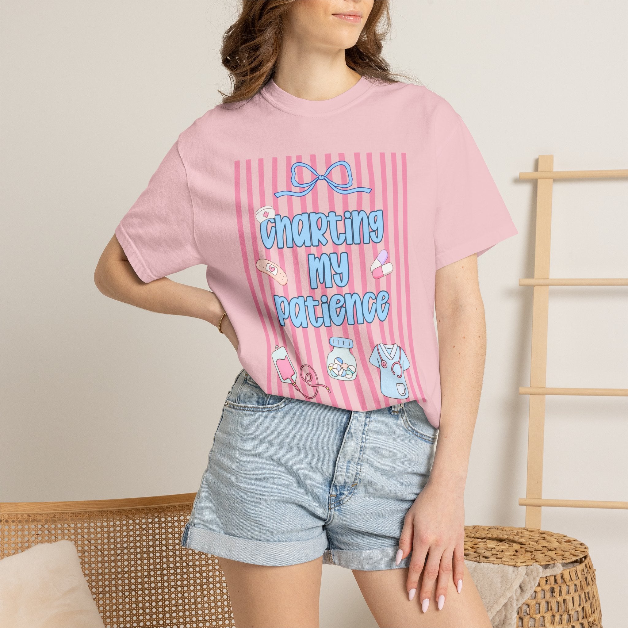 Chasing My Patience Baby Announcement Tee