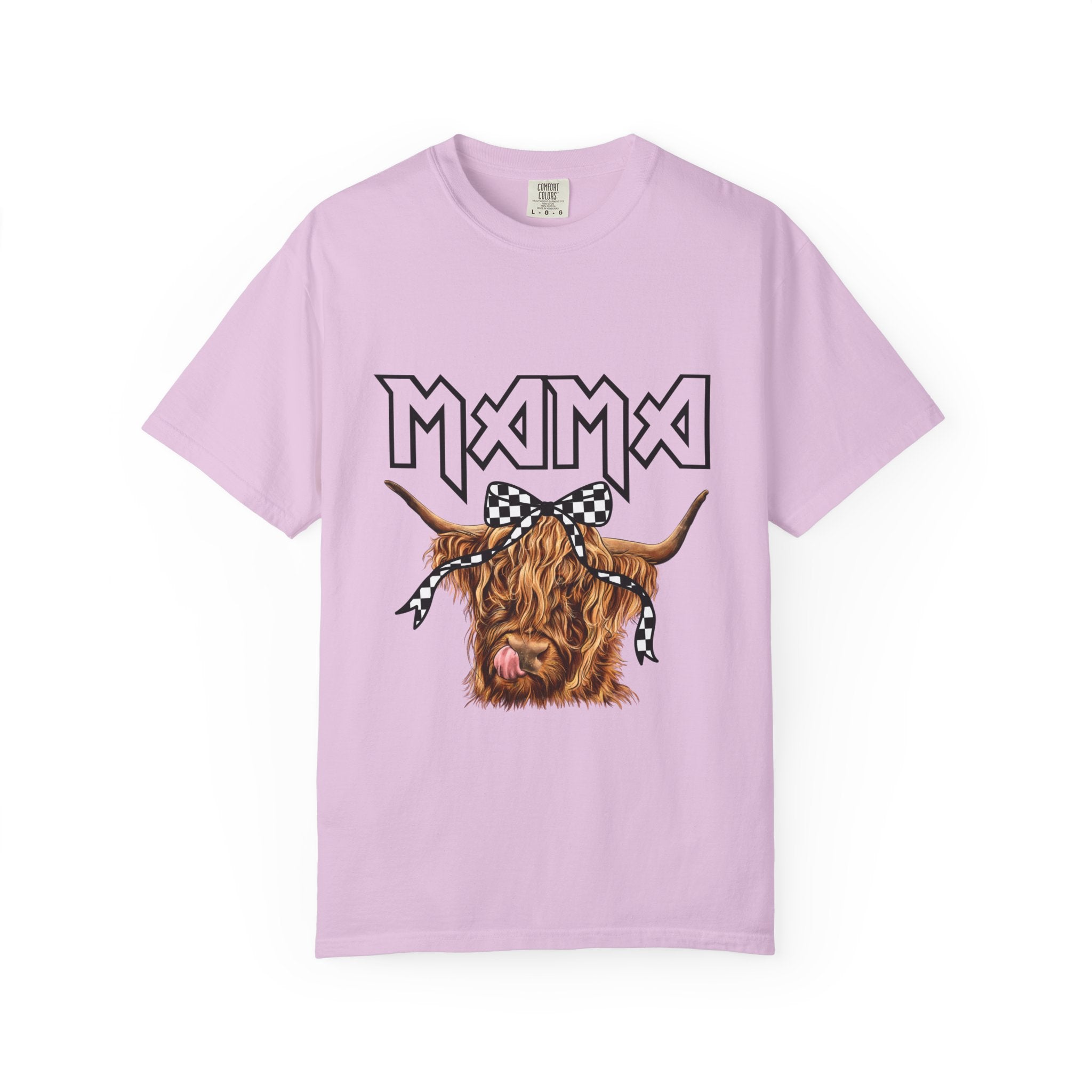 Mama Highland Cow T-Shirt — Cute Cow Mom Graphic Tee