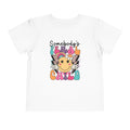 Somebody's Fearless Child Toddler Tee — Retro Rainbow Smiley Graphic