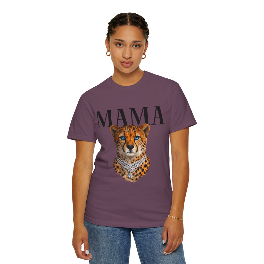 Mama Cheetah Graphic Tee — Wild Mom Statement T-Shirt
