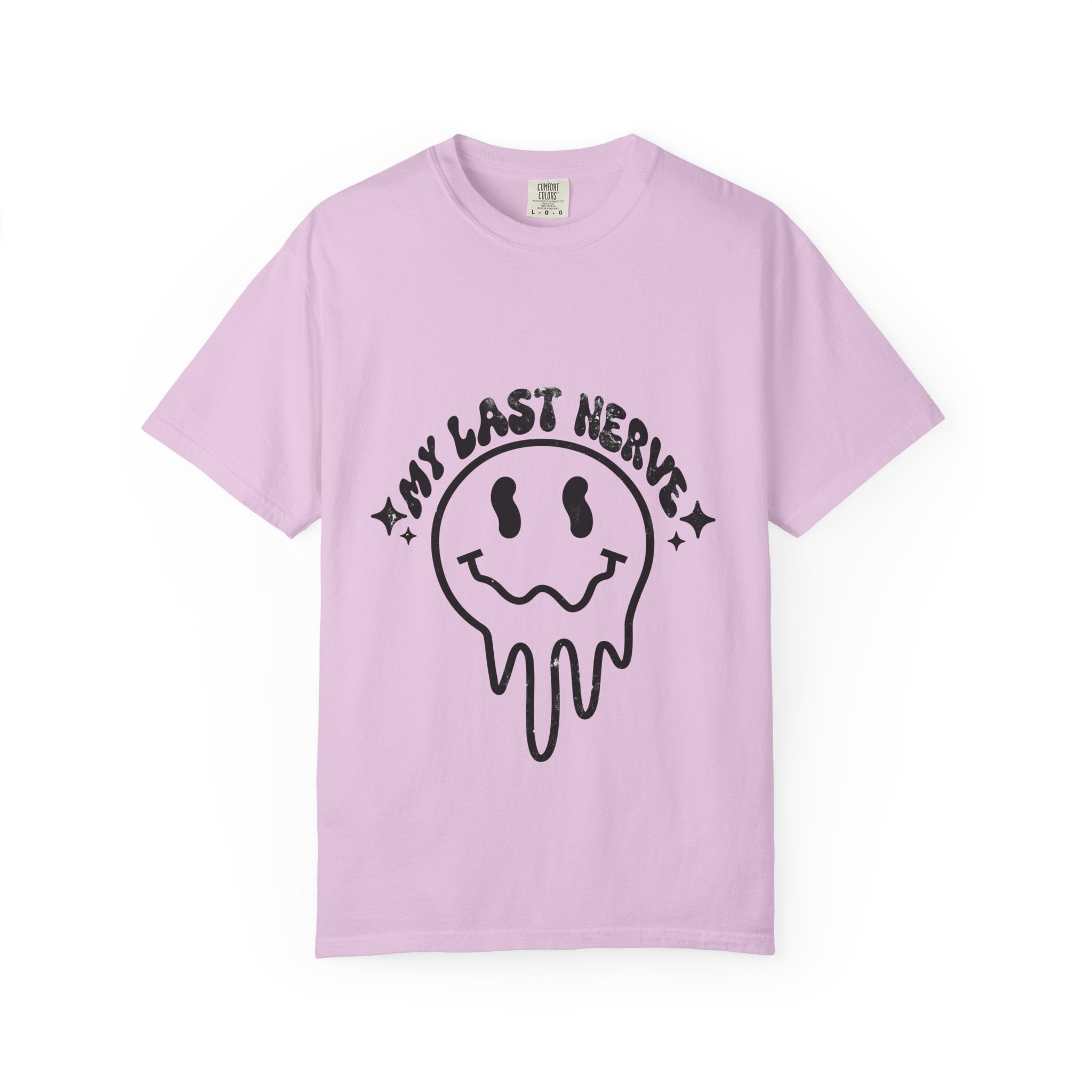 My Last Nerve Dripping Smile T-Shirt — Edgy Graphic Tee for Teens & Young Adults