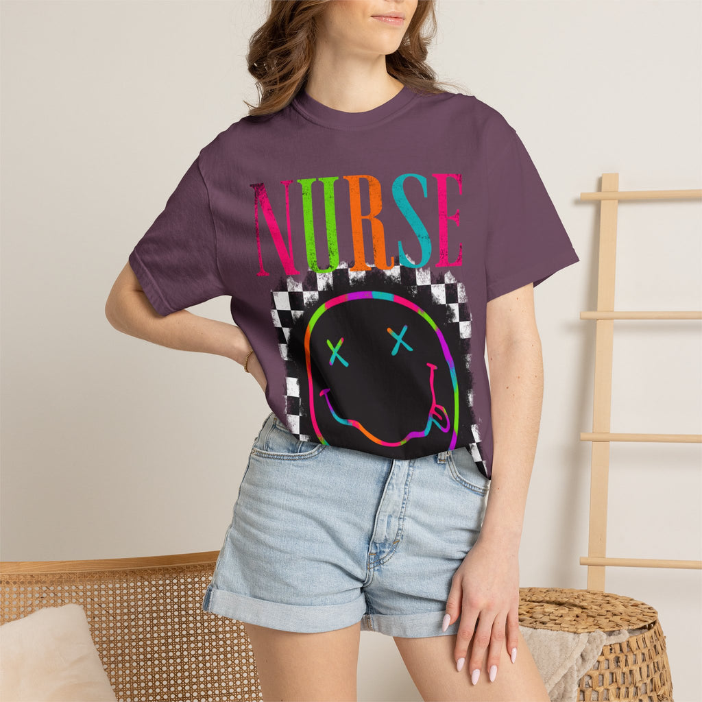 Nurse Neon Smiley T-Shirt