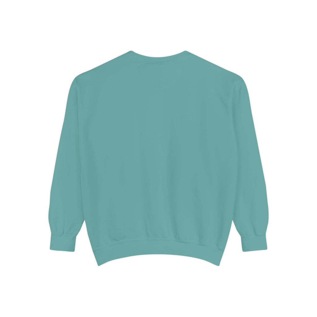 Nurse Face Sweatshirt — Pink Caduceus Retro Graphic Crewneck