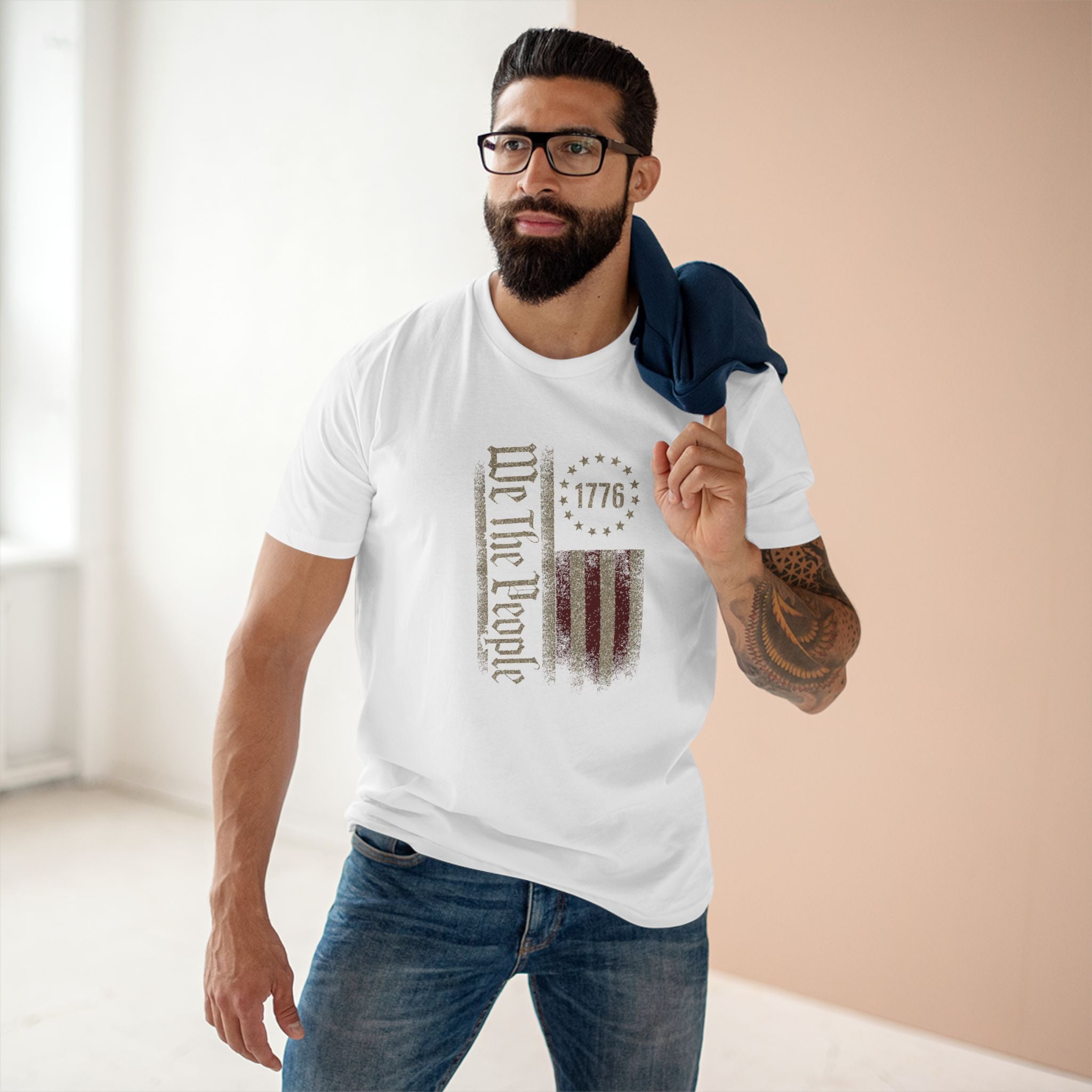 We the People 1776 Vintage Flag T-Shirt