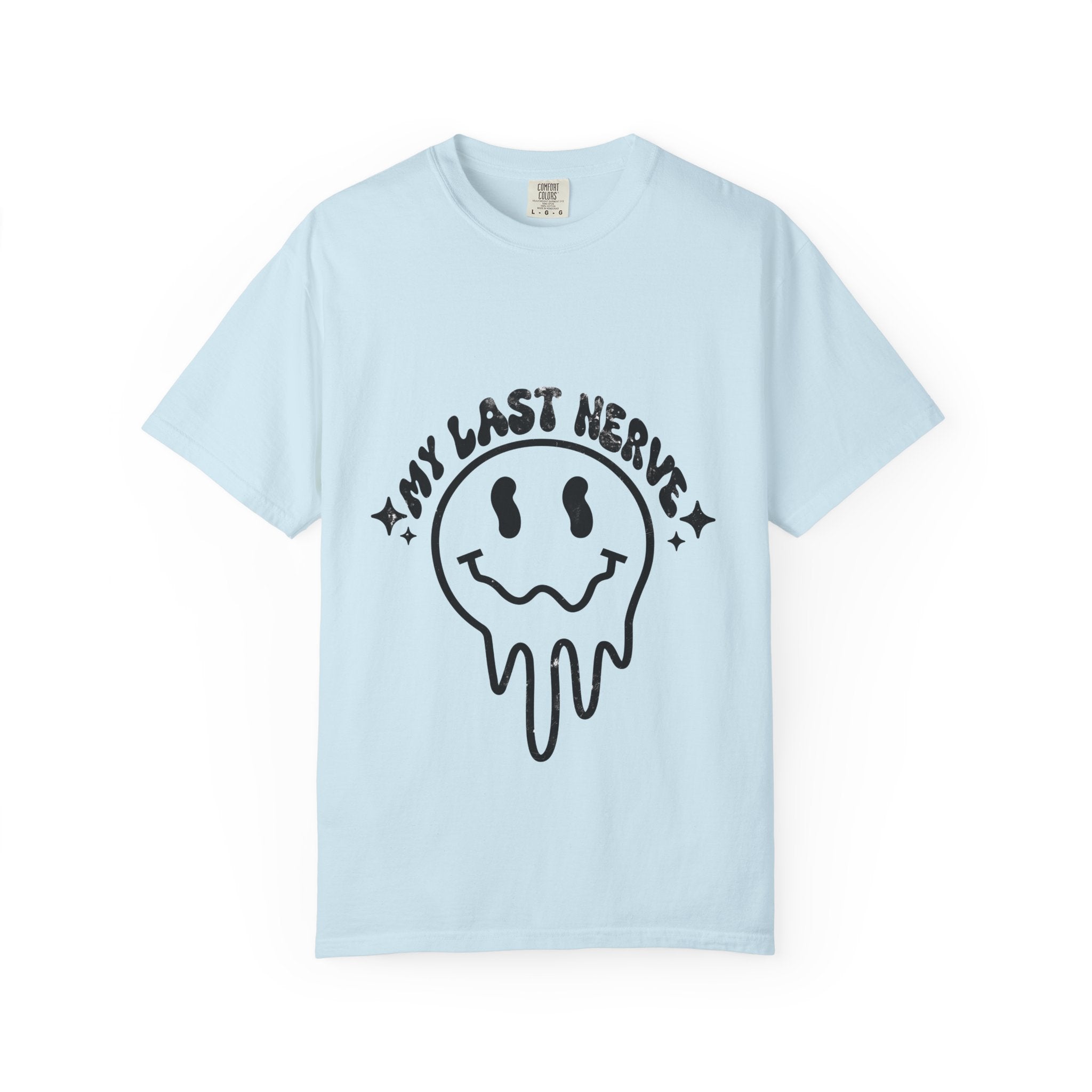 My Last Nerve Dripping Smile T-Shirt — Edgy Graphic Tee for Teens & Young Adults