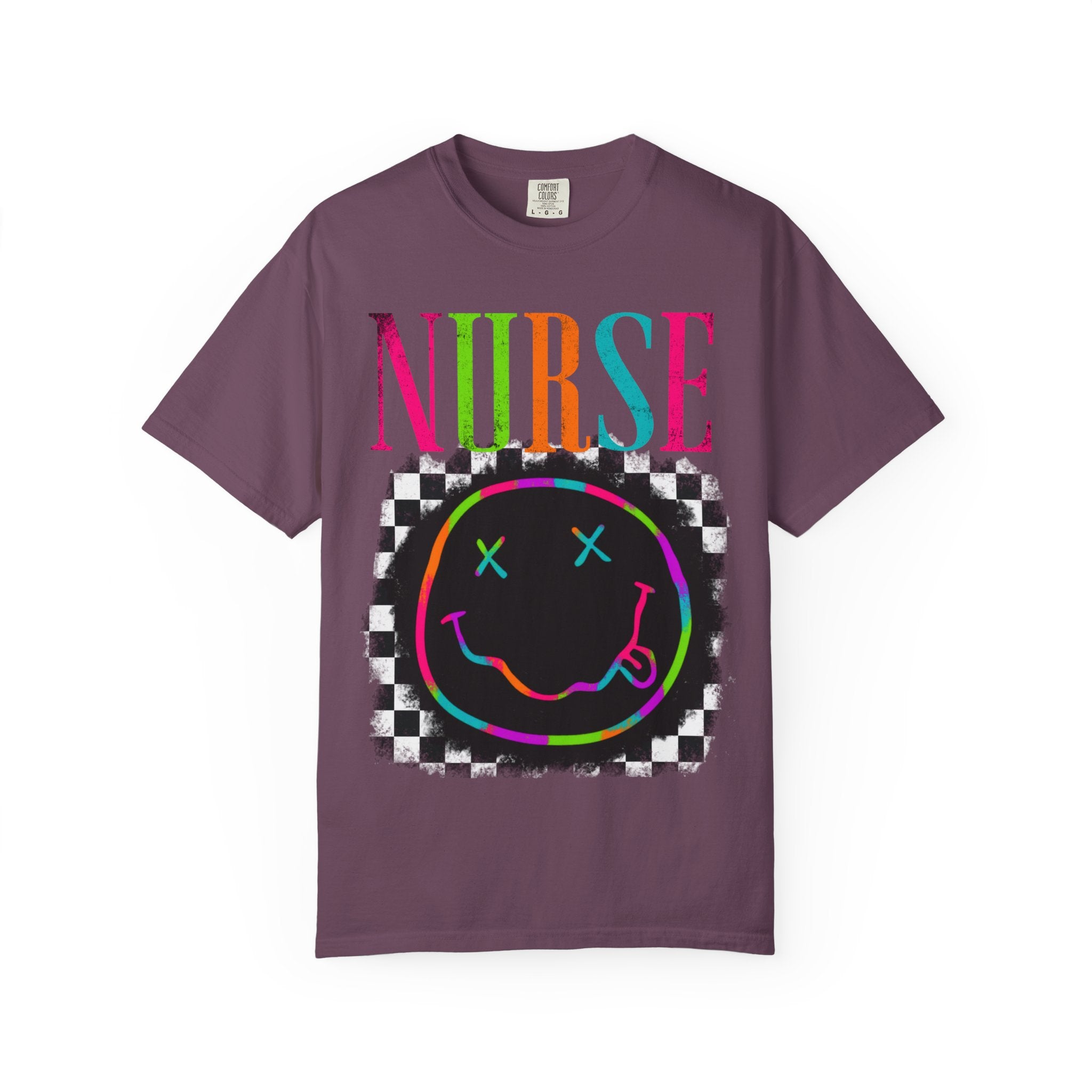Nurse Neon Smiley T-Shirt
