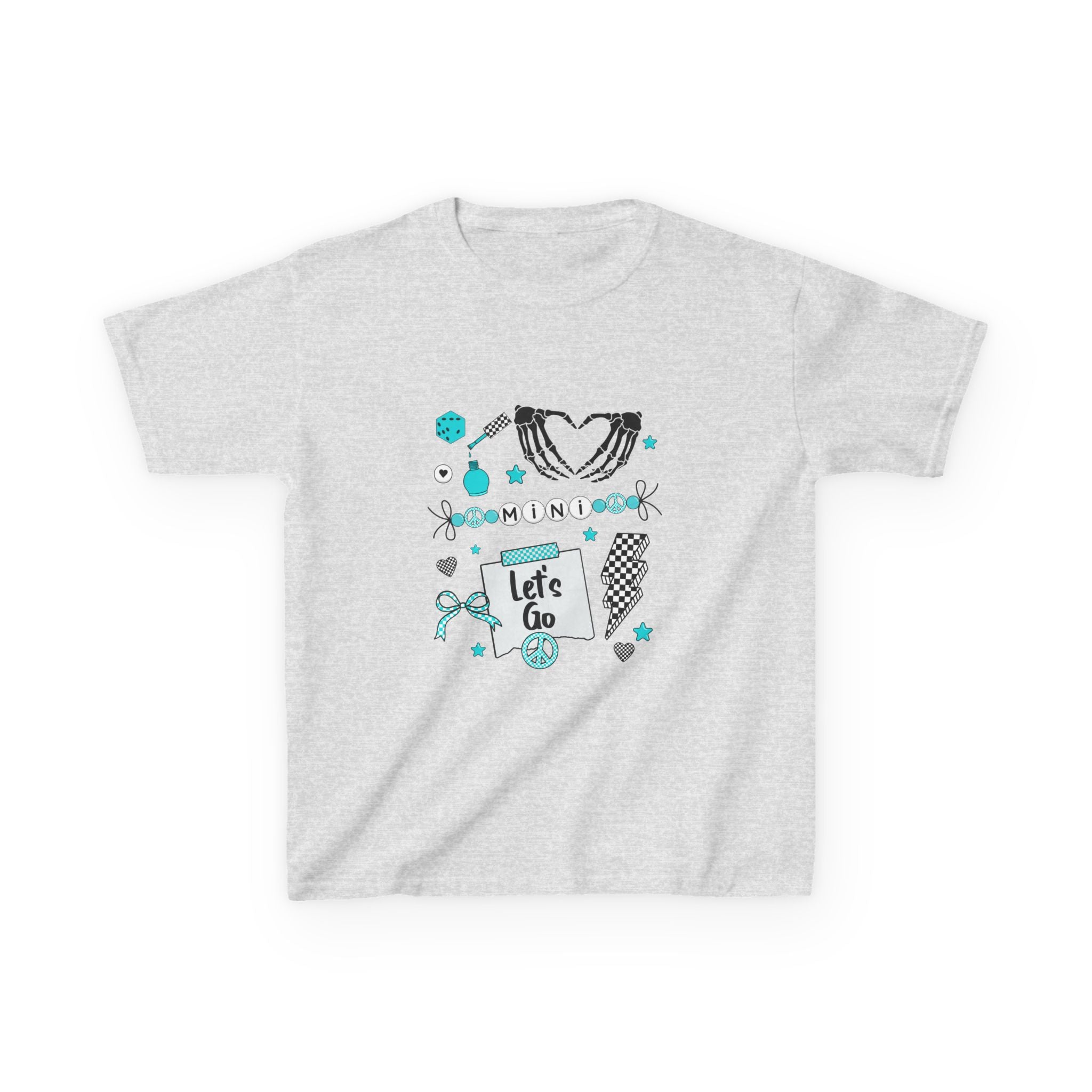Kids T‑Shirt — 'Let's Go' Cute Adventure Graphic Tee for Girls & Boys