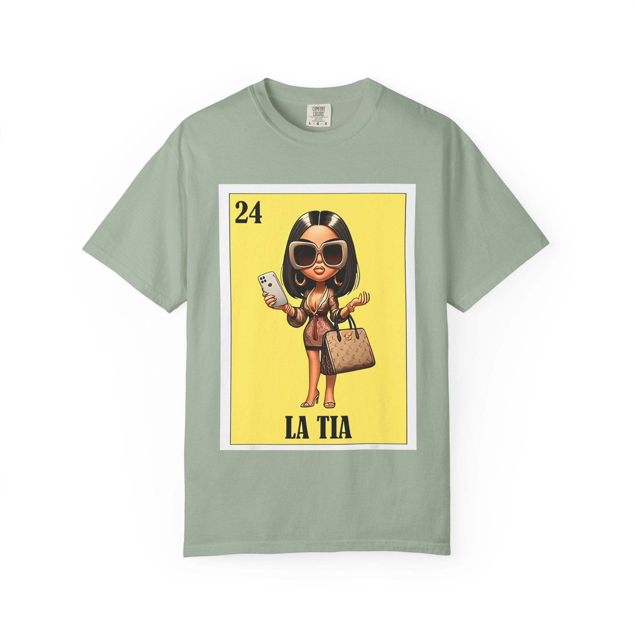 La Tia Graphic T-Shirt — Cute Lotería Style Aunt Design