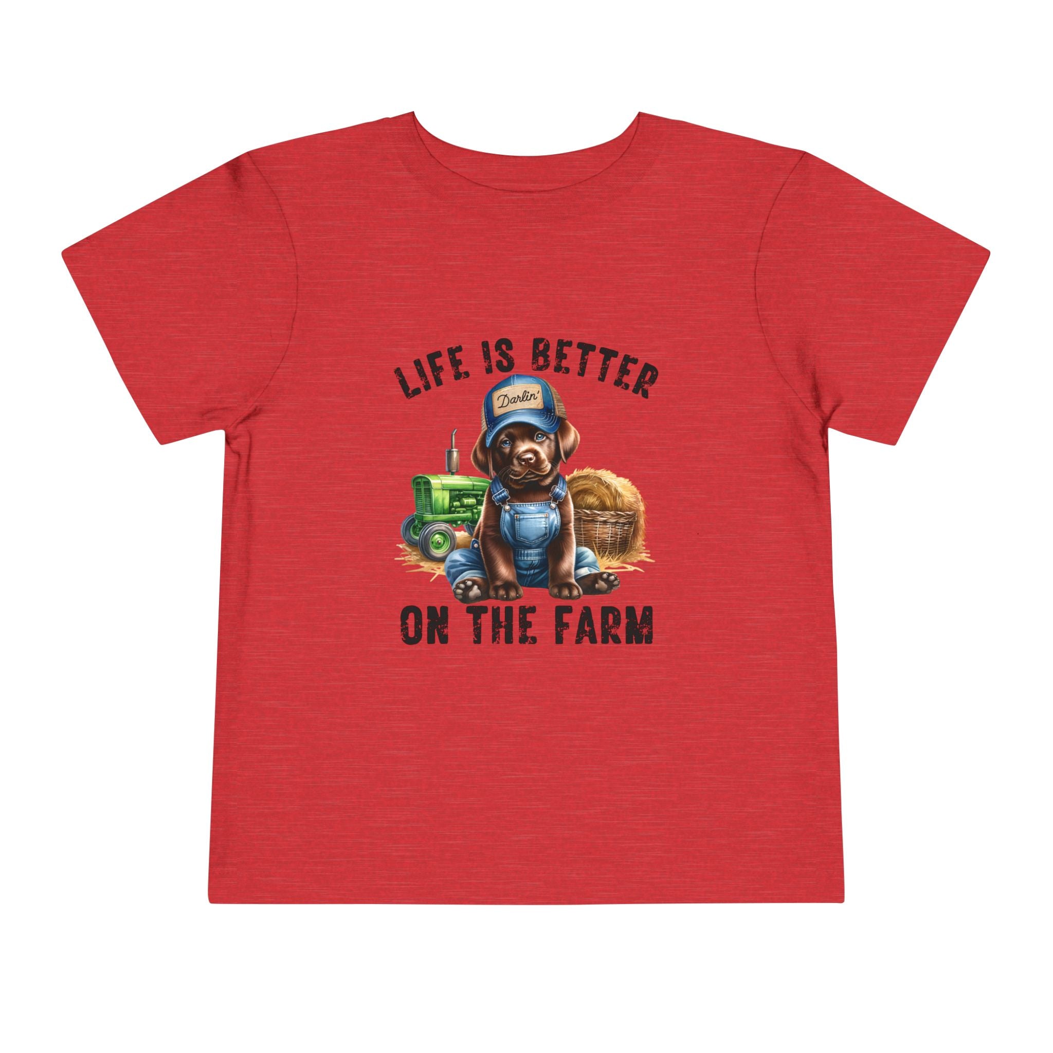 Life Is Better On The Farm Toddler Tee