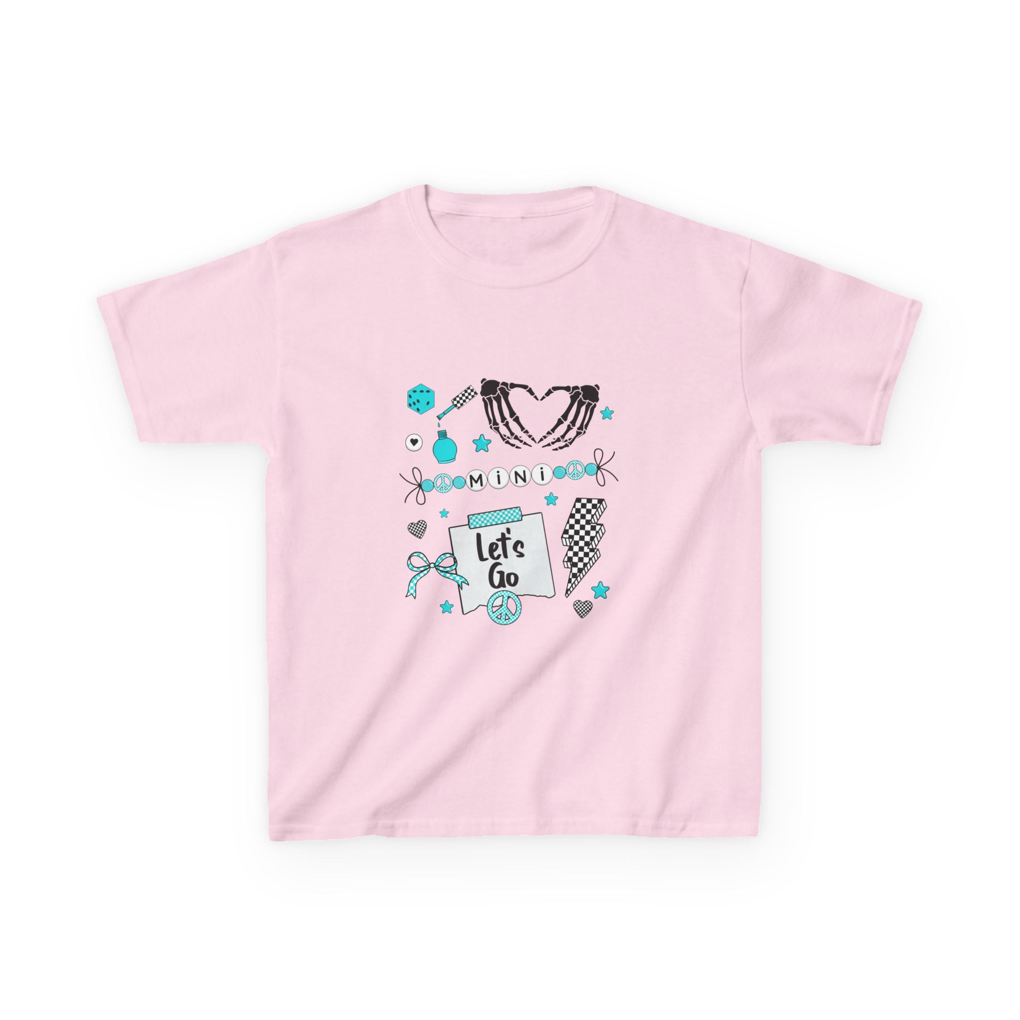 Kids T‑Shirt — 'Let's Go' Cute Adventure Graphic Tee for Girls & Boys