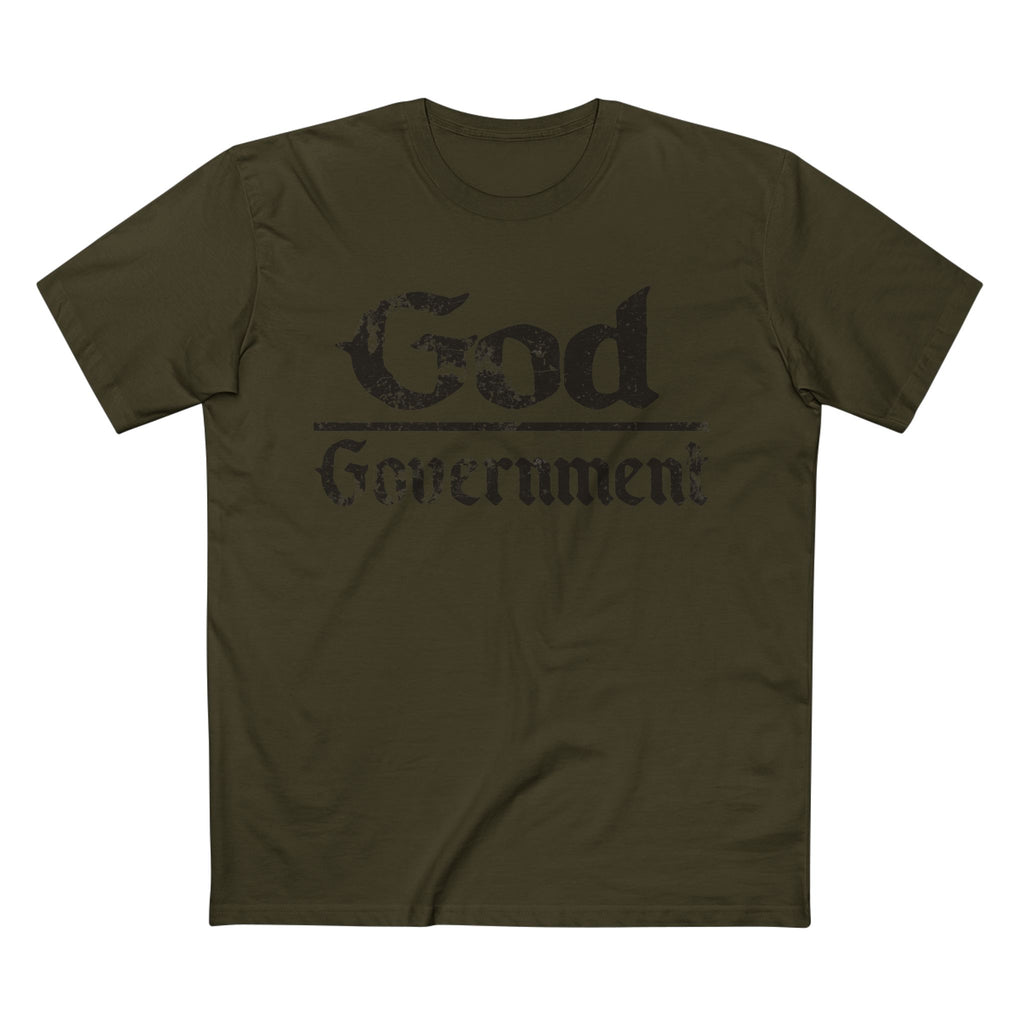 God Over Government T-Shirt — Faith & Patriotism Graphic Tee
