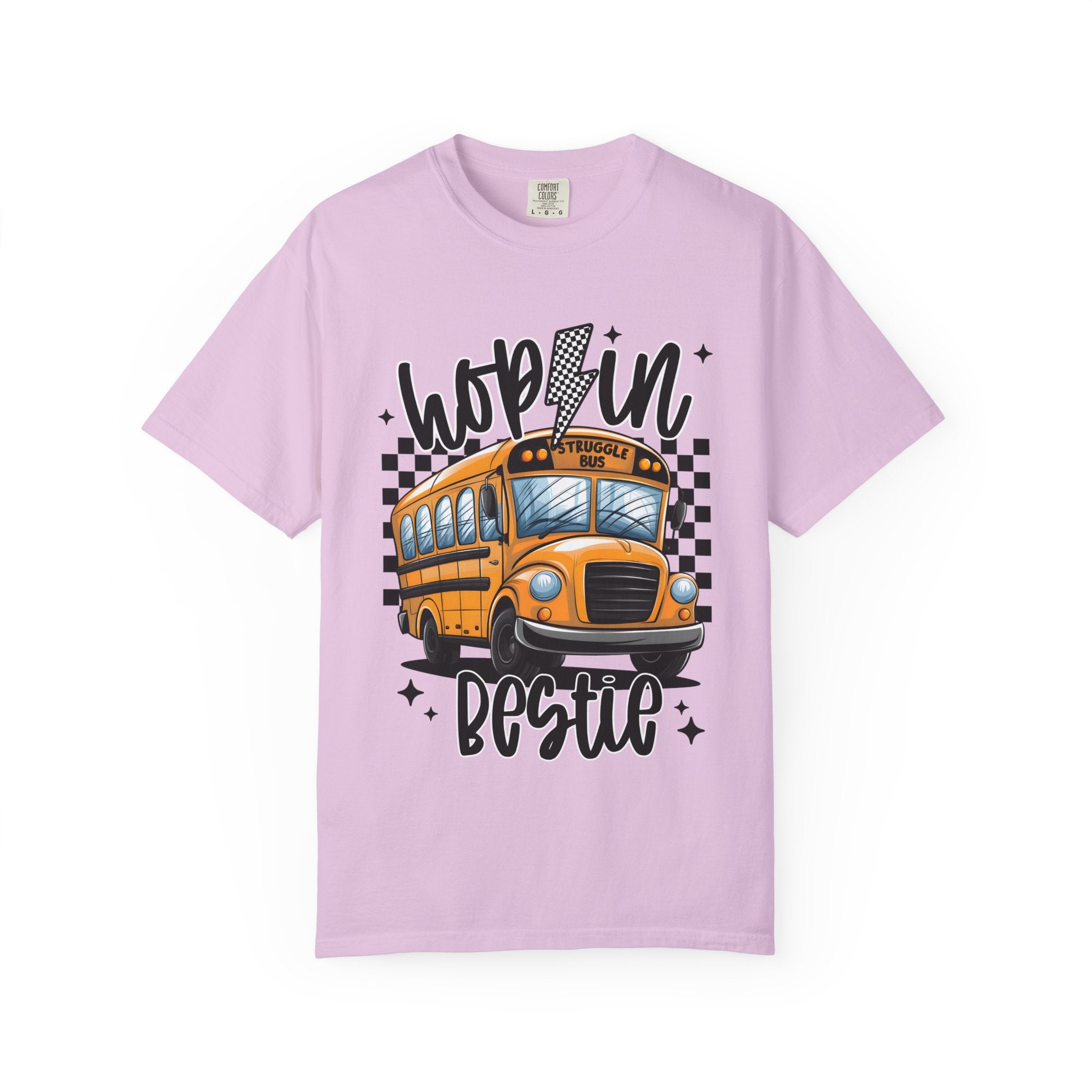 School Bus 'Hop In Bestie' T-Shirt