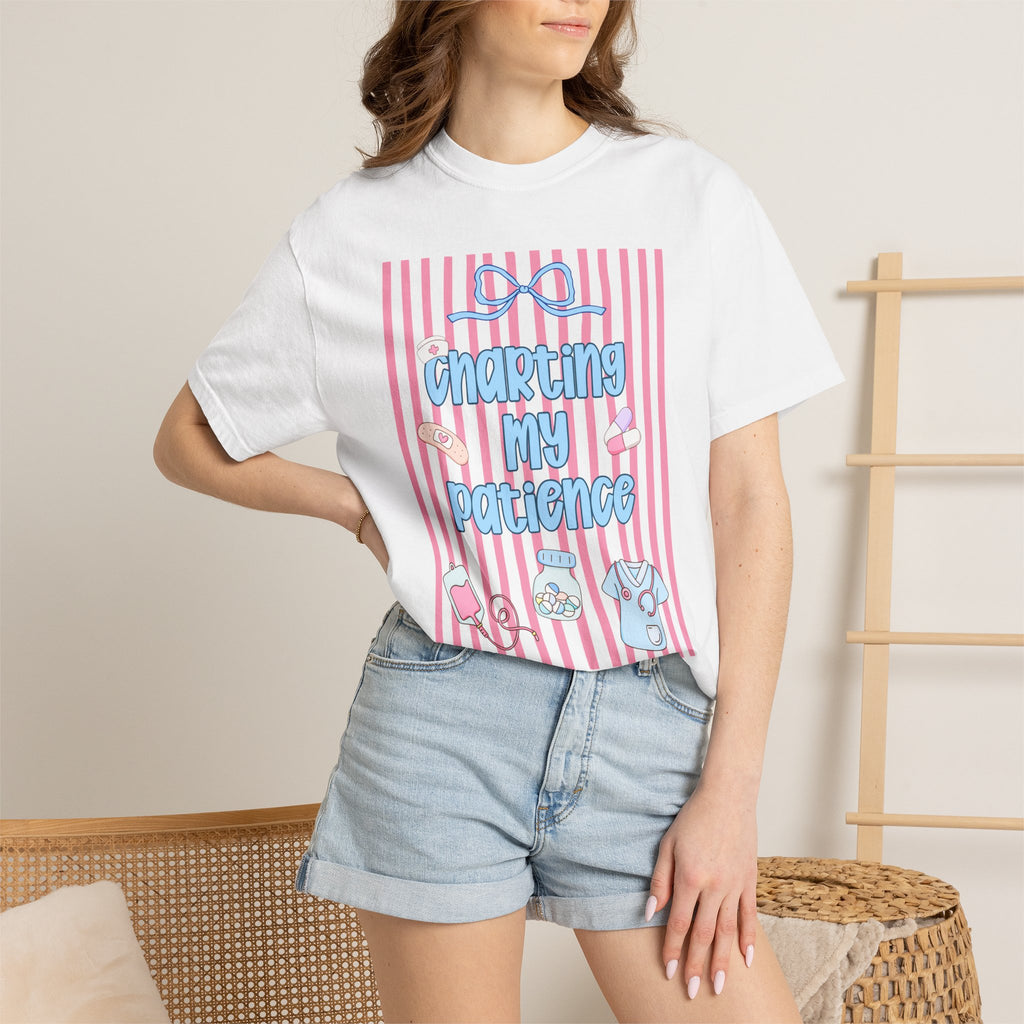 Chasing My Patience Baby Announcement Tee