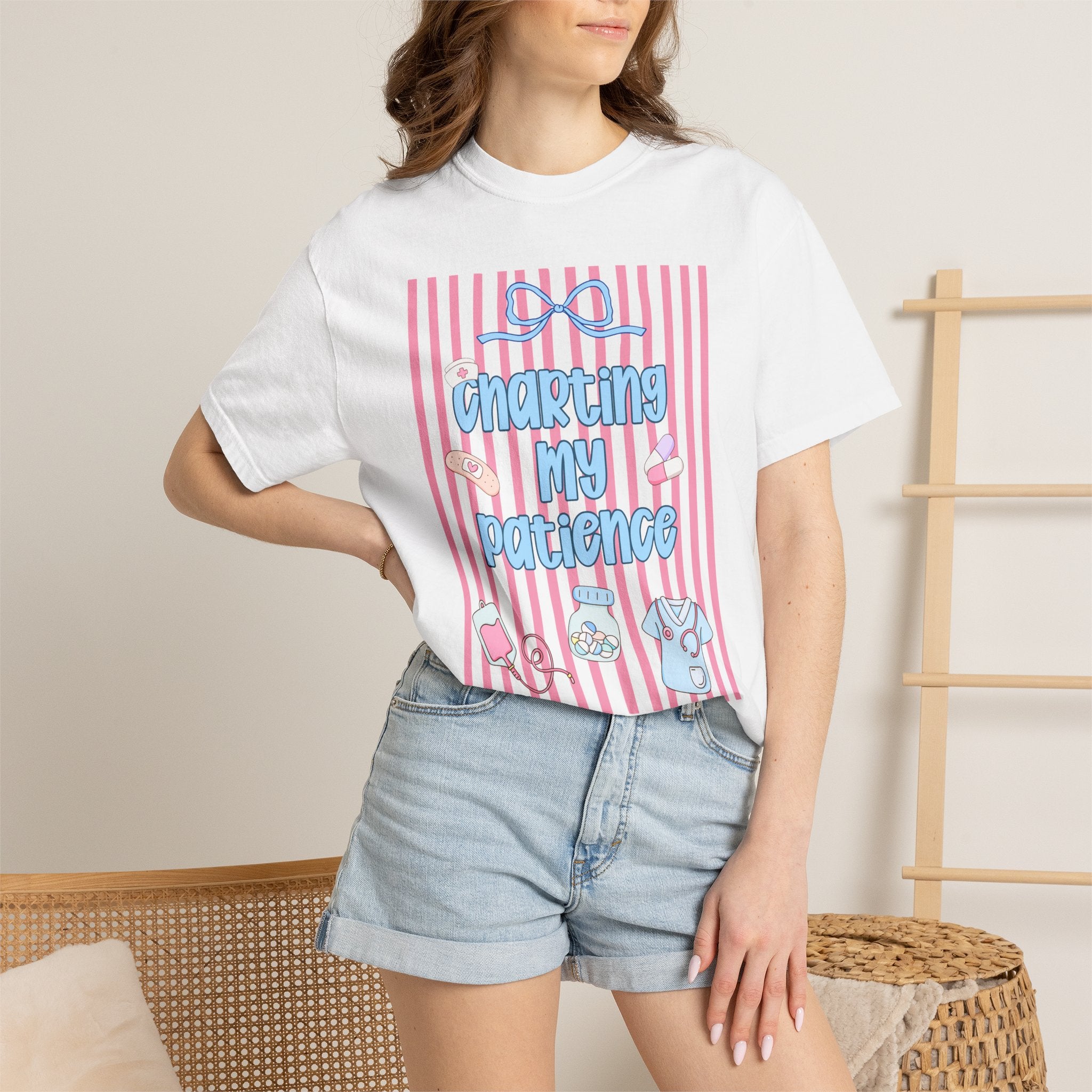 Chasing My Patience Baby Announcement Tee