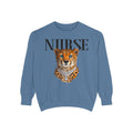 Nurse Cheetah Crewneck Sweatshirt — Fierce Nursing Pride Pullover