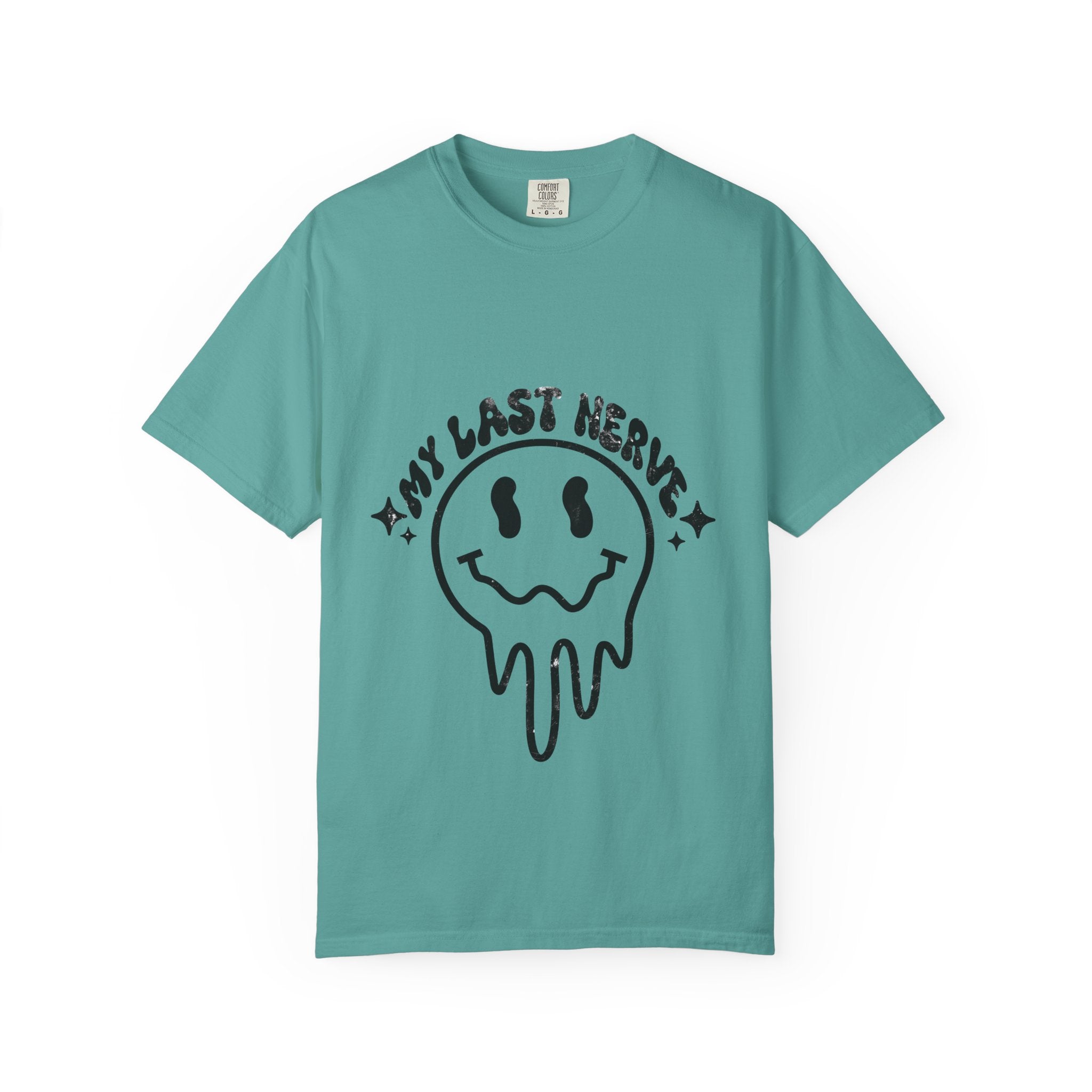 My Last Nerve Dripping Smile T-Shirt — Edgy Graphic Tee for Teens & Young Adults