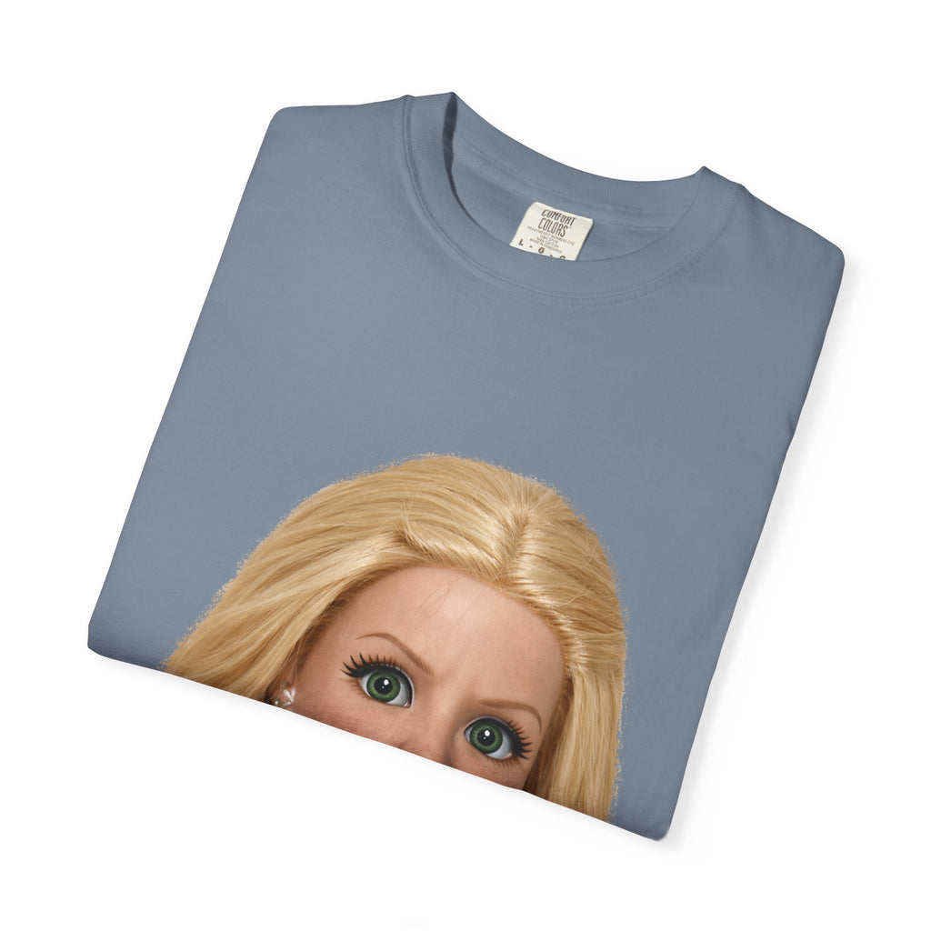 Funny Barbie Face Tee — Sassy Doll Expression Graphic T-Shirt