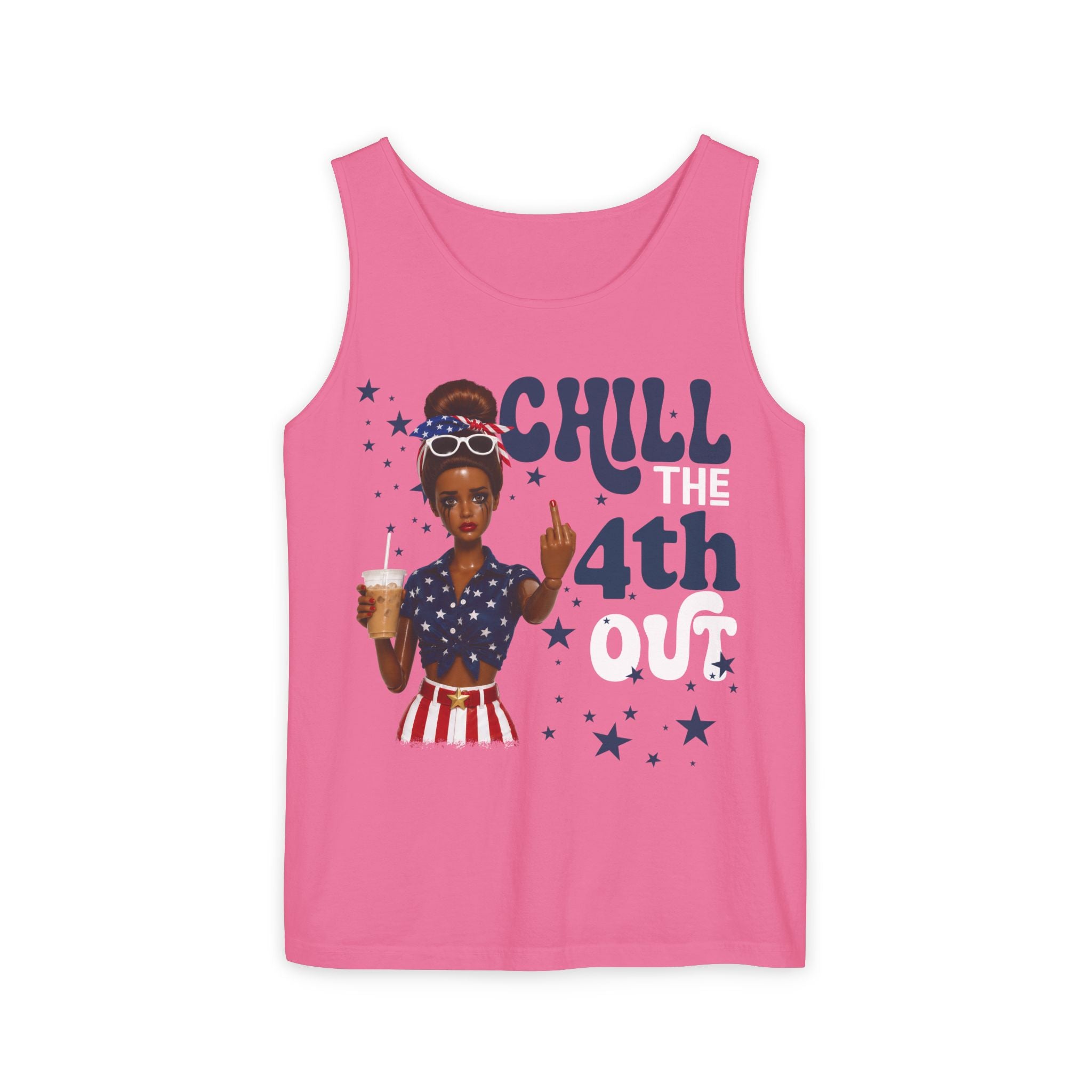 Chill 4th Tank Top — Patriotic Fourth of July Graphic Tank