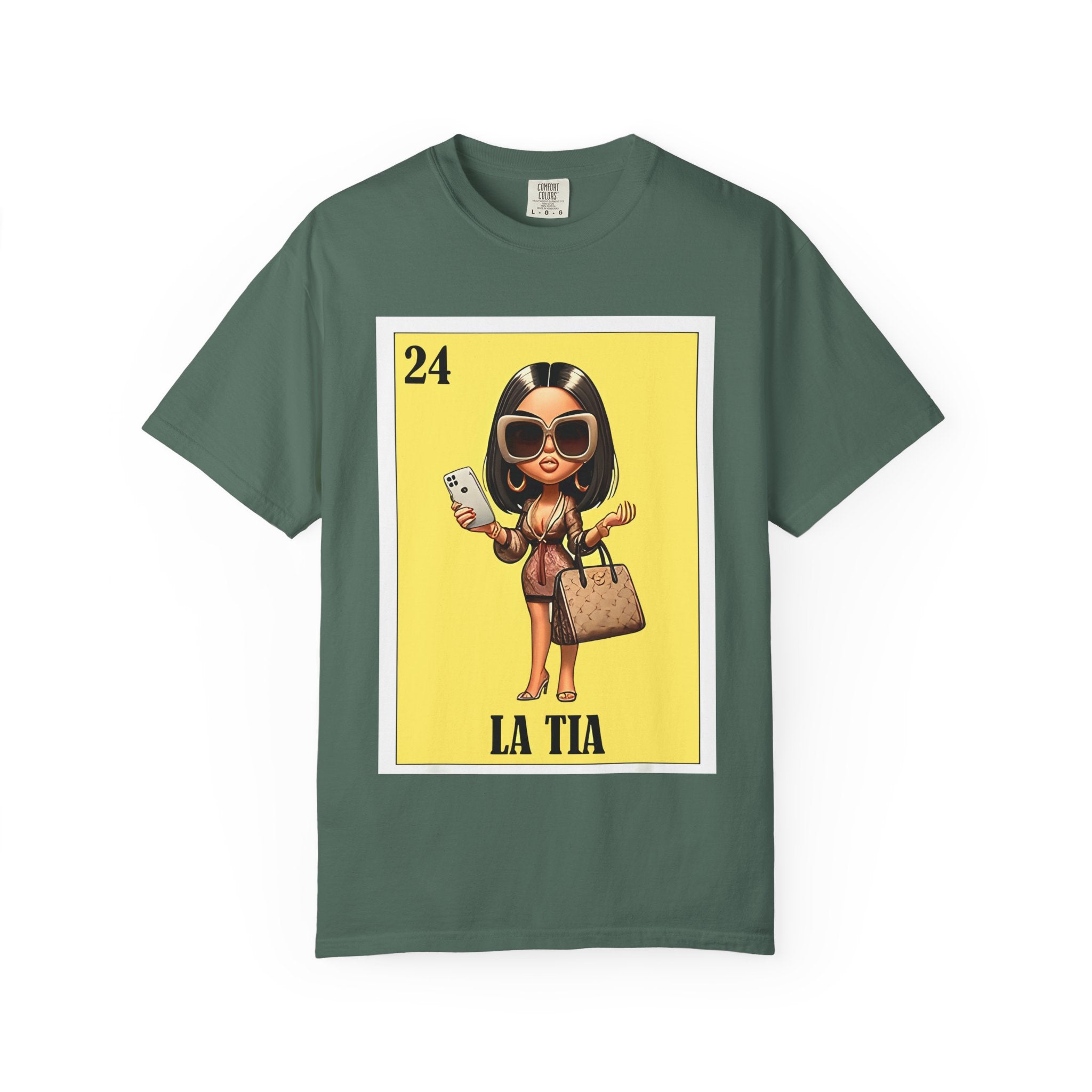 La Tia Graphic T-Shirt — Cute Lotería Style Aunt Design